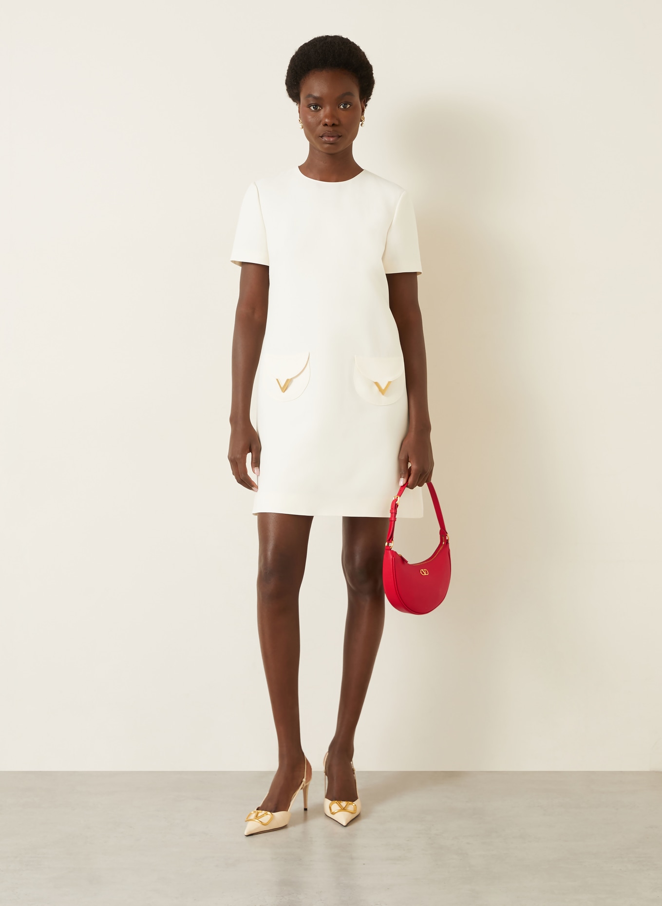 VALENTINO GARAVANI Beuteltasche VLOGO SIGNATURE MINI: ROT