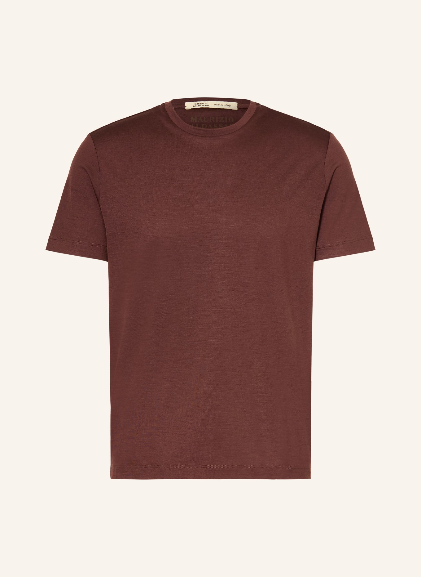 MAURIZIO  BALDASSARI T-shirt LINATE: CIEMNOBRĄZOWY