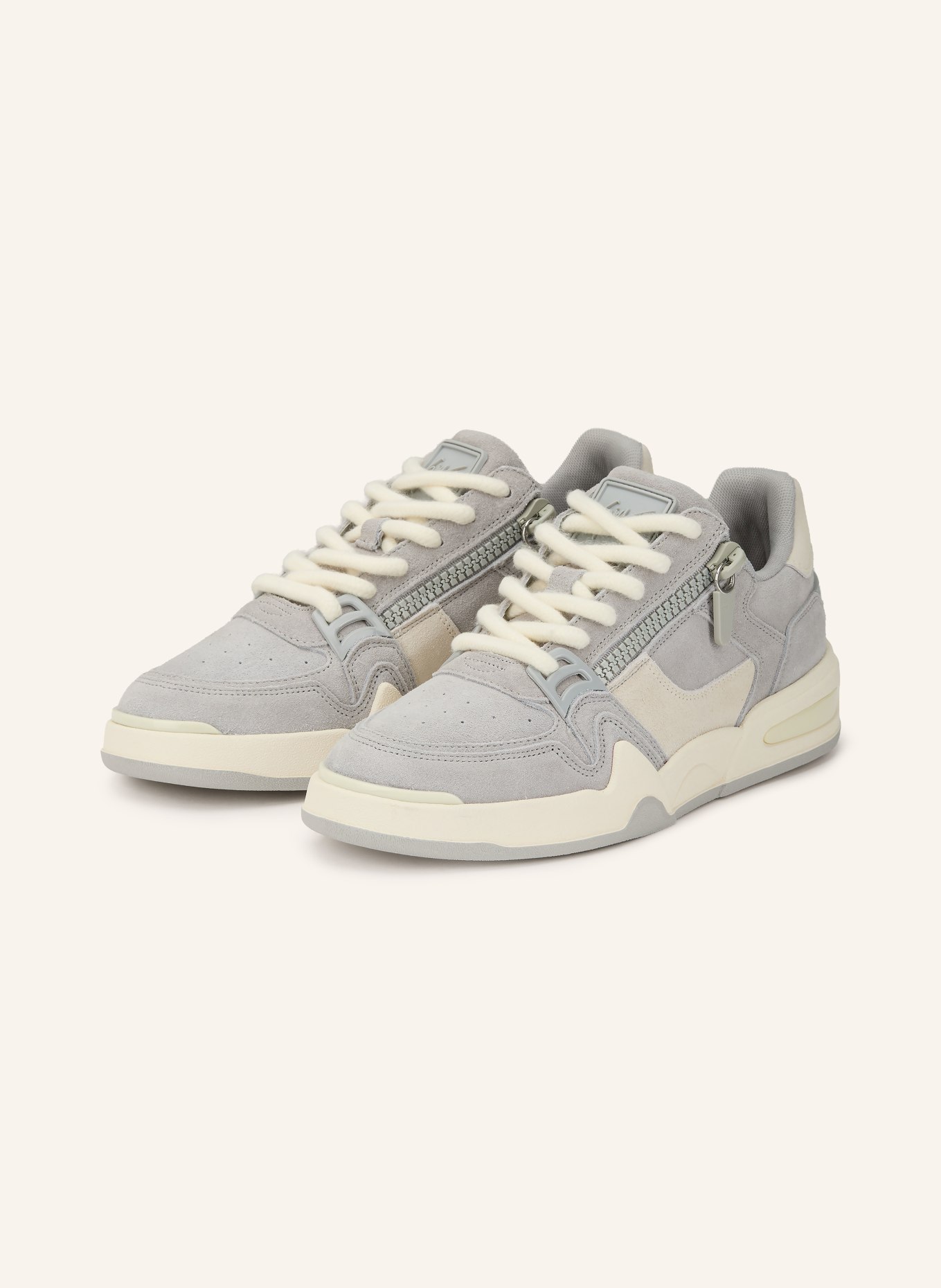 GIUSEPPE ZANOTTI DESIGN Sneaker TOMAIA: GRAU / HELLGRAU
