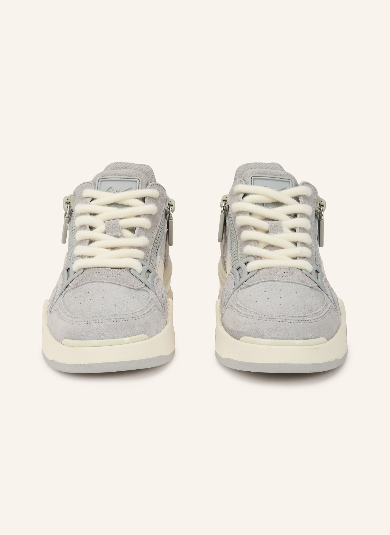 GIUSEPPE ZANOTTI DESIGN Sneaker TOMAIA: GRAU / HELLGRAU