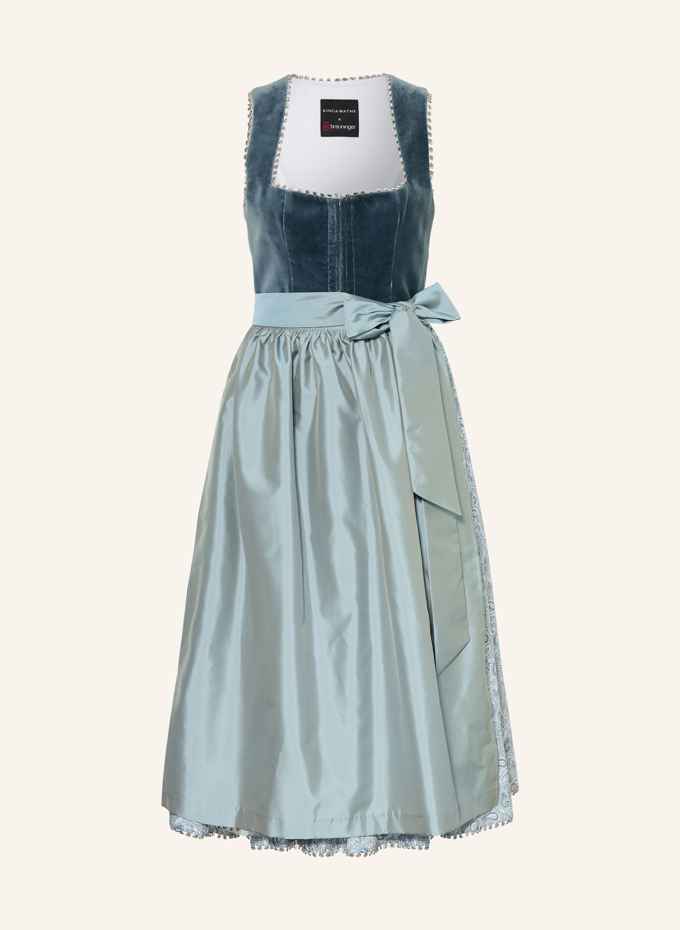 KINGA MATHE Dirndl CONNY: BLAUGRAU