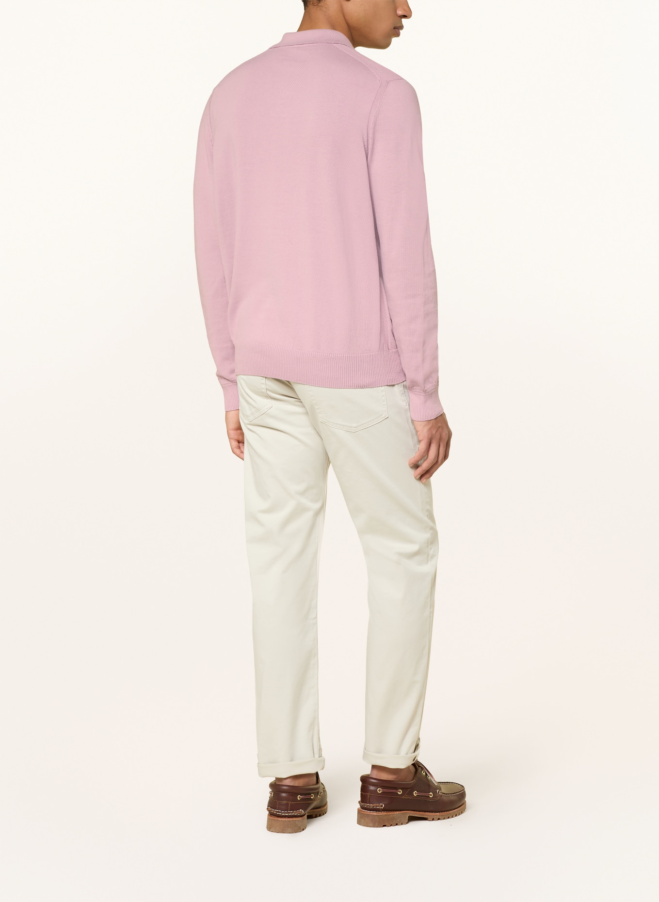 BOSS Strick-Poloshirt ASAC: ALTROSA