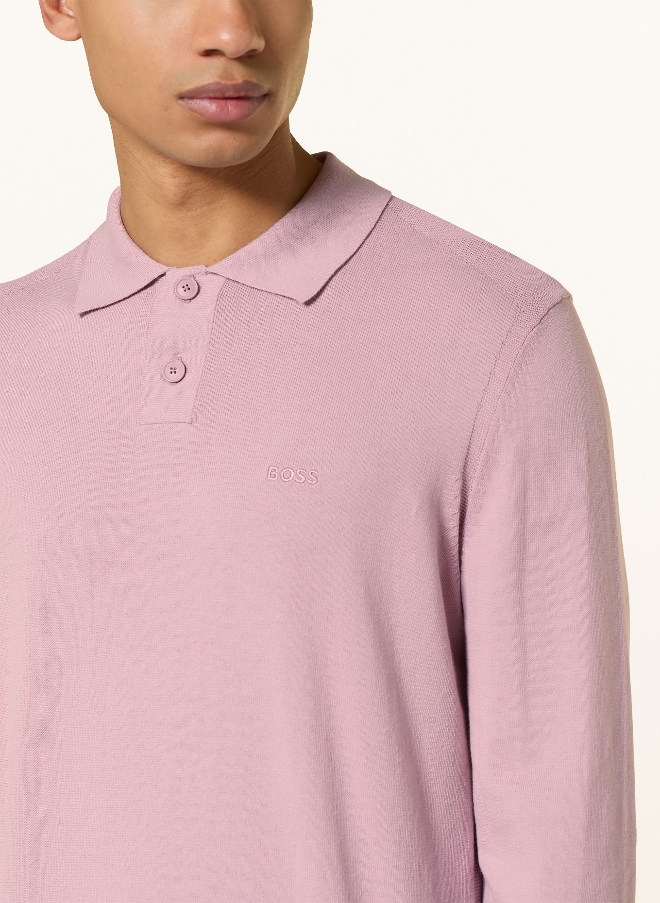 BOSS Strick-Poloshirt ASAC: ALTROSA