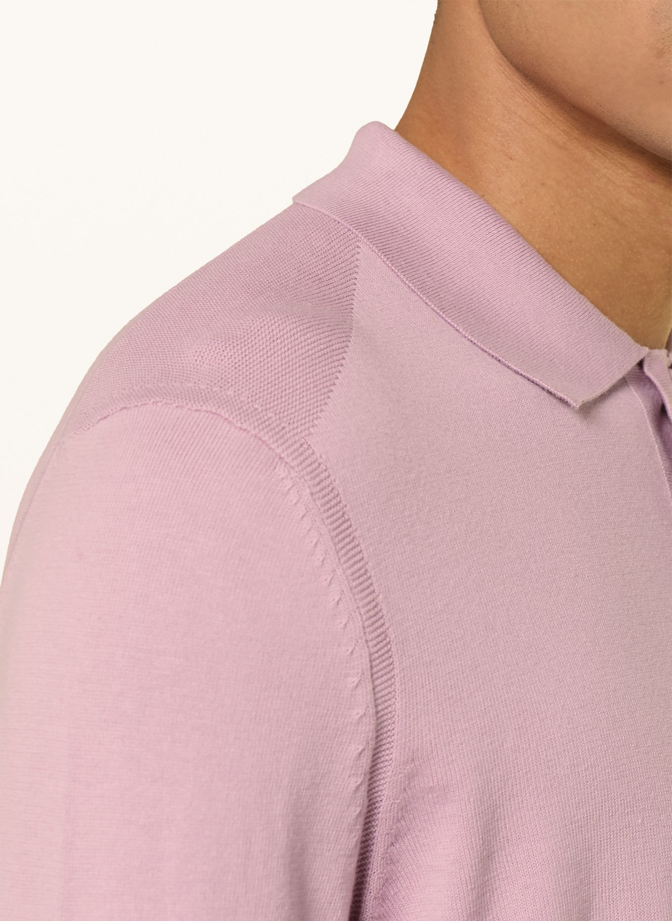 BOSS Strick-Poloshirt ASAC: ALTROSA