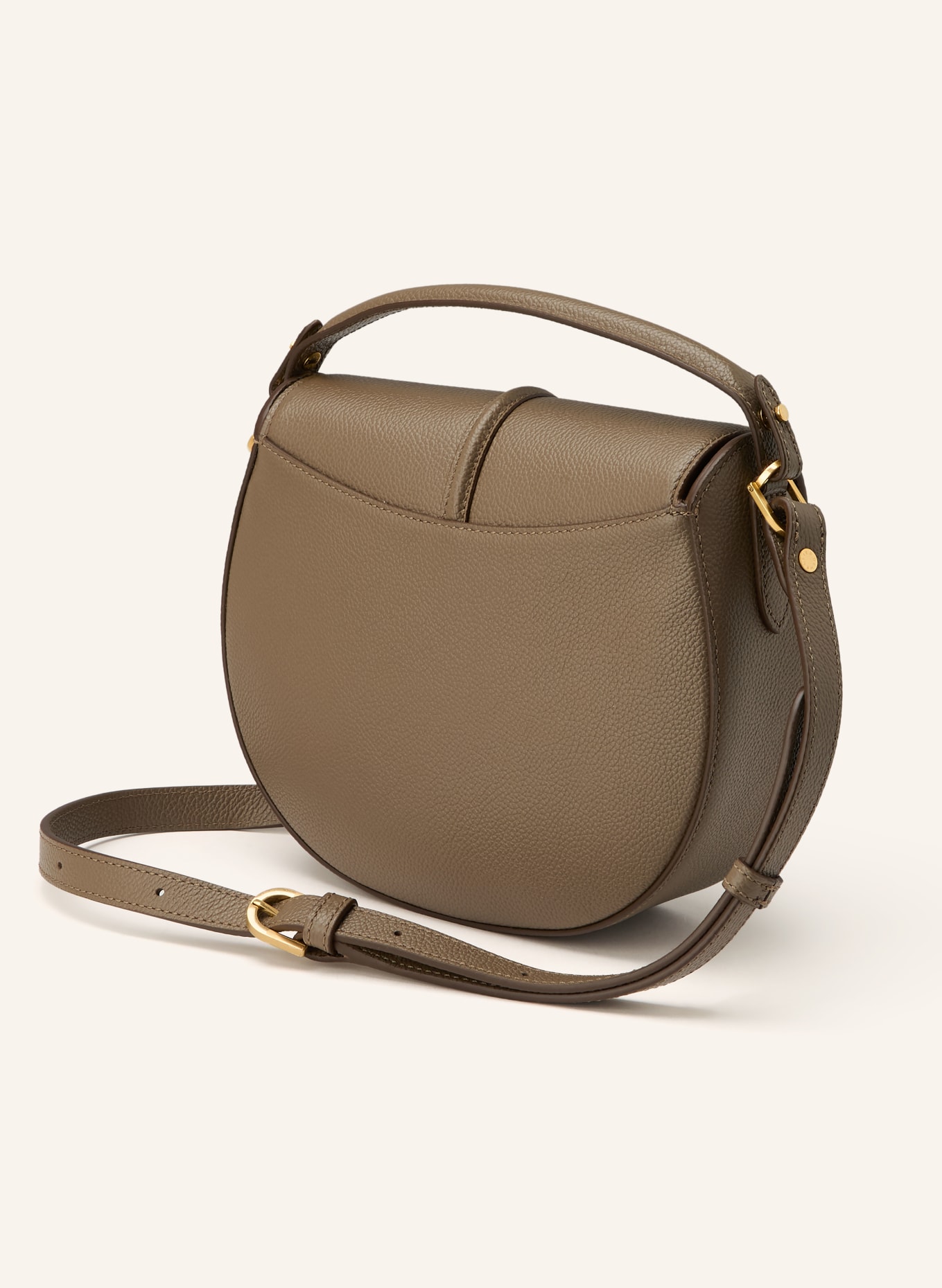 DEMELLIER Crossbody bag SIENA: TAUPE / GOLD