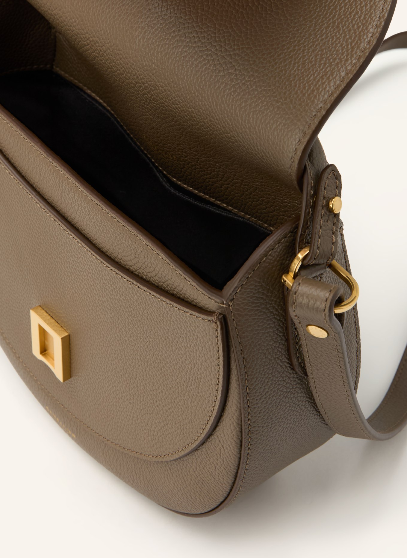 DEMELLIER Crossbody bag SIENA: TAUPE / GOLD