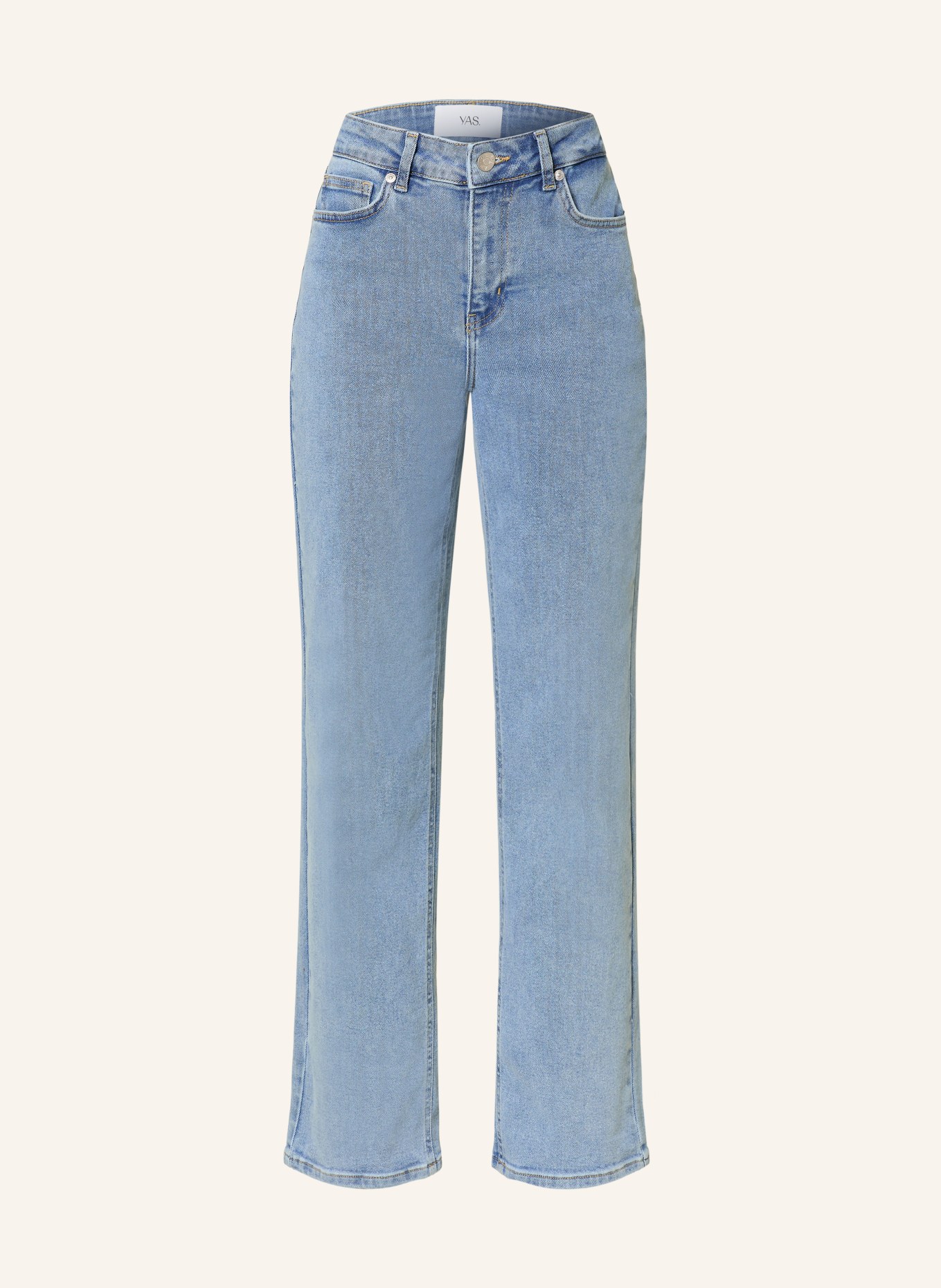 Y.A.S. Straight jeans: LIGHT BLUE DENIM