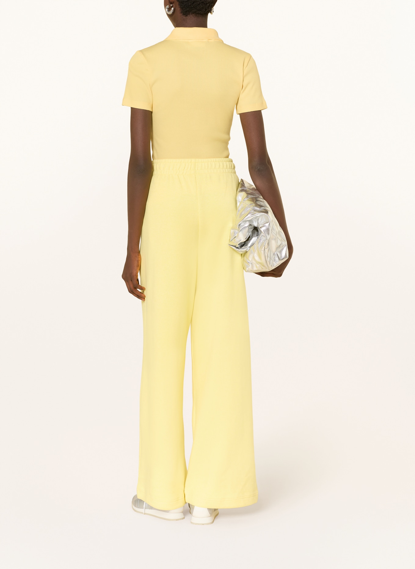 LACOSTE Koszulka polo z dżerseju: ŻÓŁTY