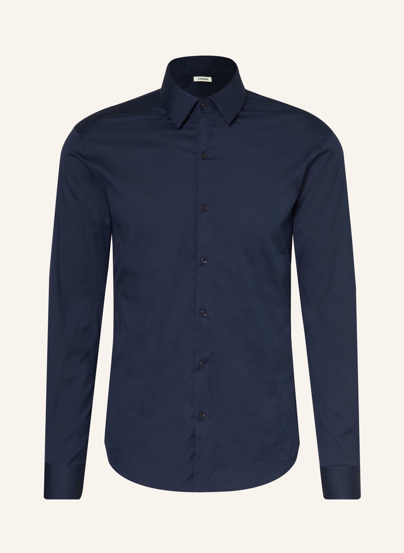 SANDRO Hemd Slim Fit: DUNKELBLAU