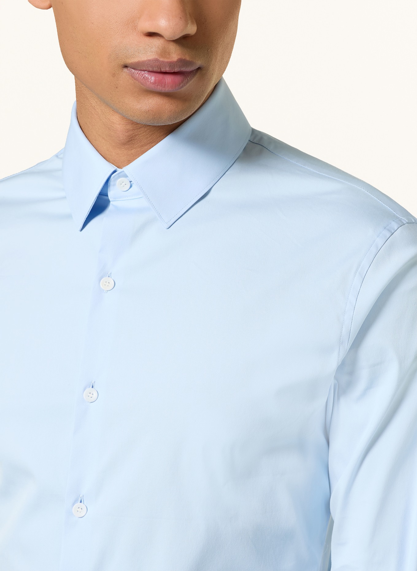 SANDRO Hemd Slim Fit: HELLBLAU