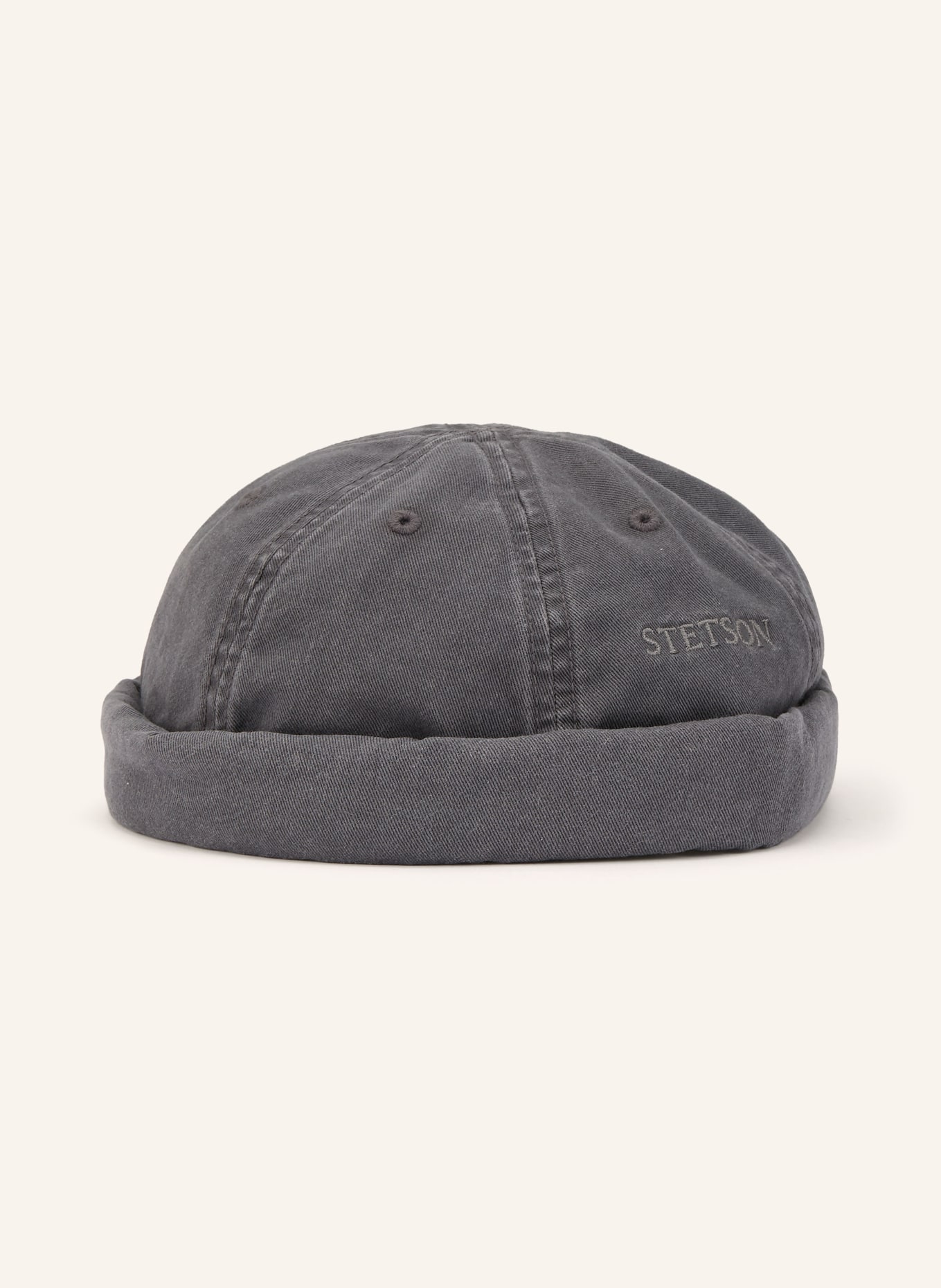 STETSON DOCKER cap: DARK GRAY