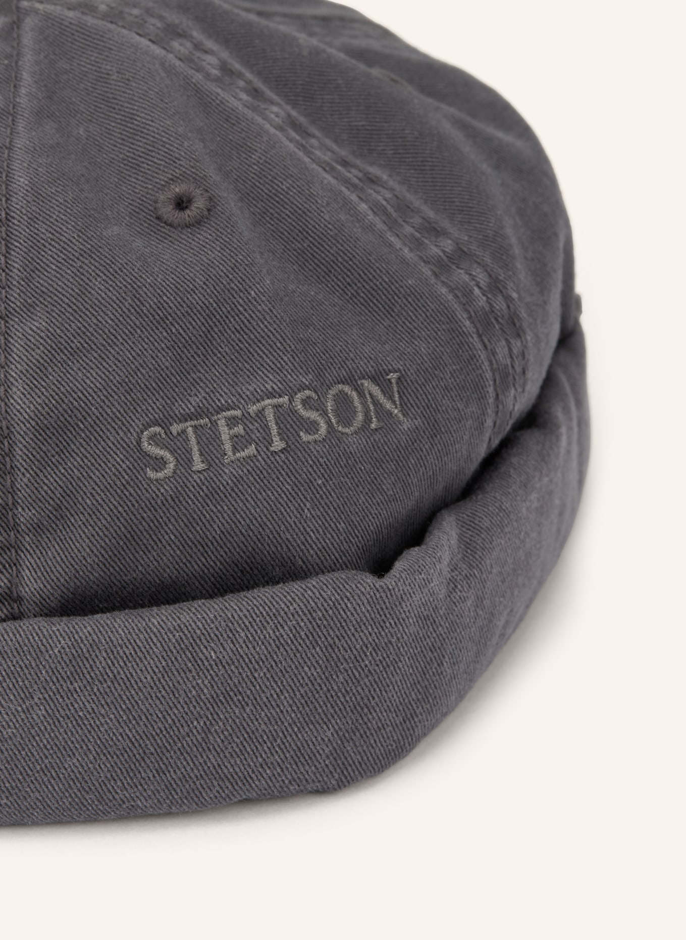 STETSON DOCKER cap: DARK GRAY
