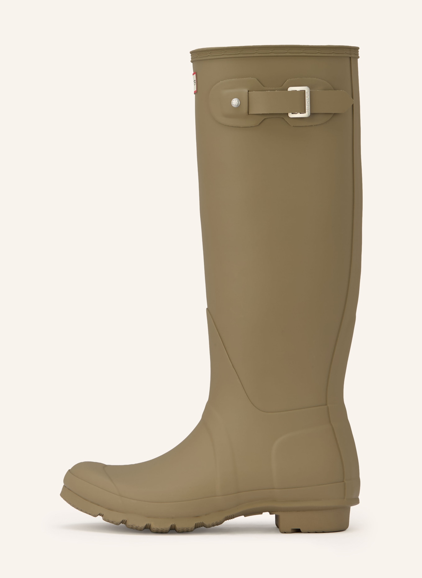 HUNTER ORIGINAL TALL rubber boots: OLIVE / RED / BLACK