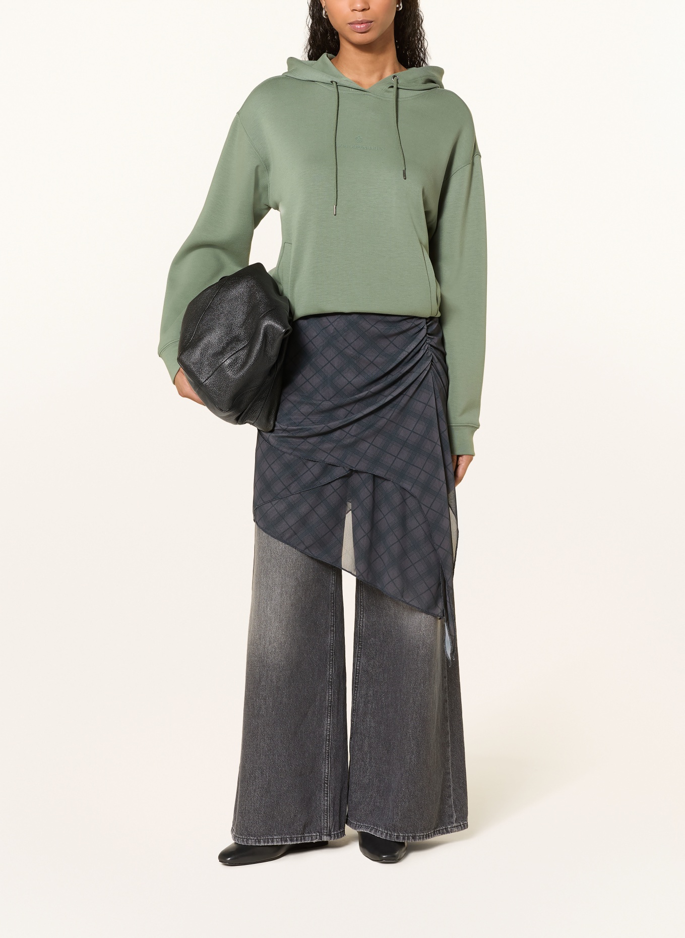 MSCH COPENHAGEN Hoodie MSCHIMA: GREEN