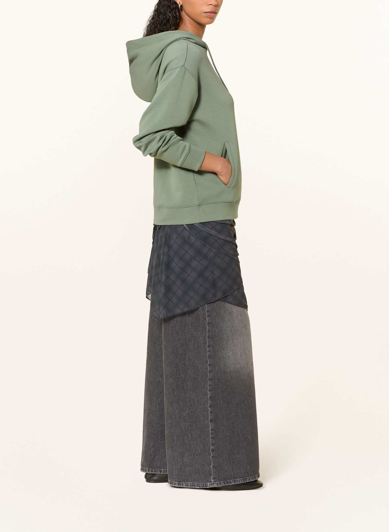 MSCH COPENHAGEN Hoodie MSCHIMA: GREEN