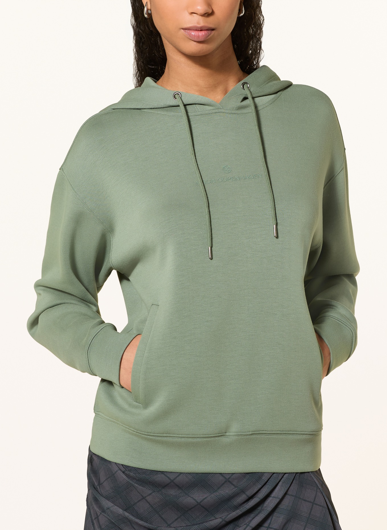 MSCH COPENHAGEN Hoodie MSCHIMA: GREEN