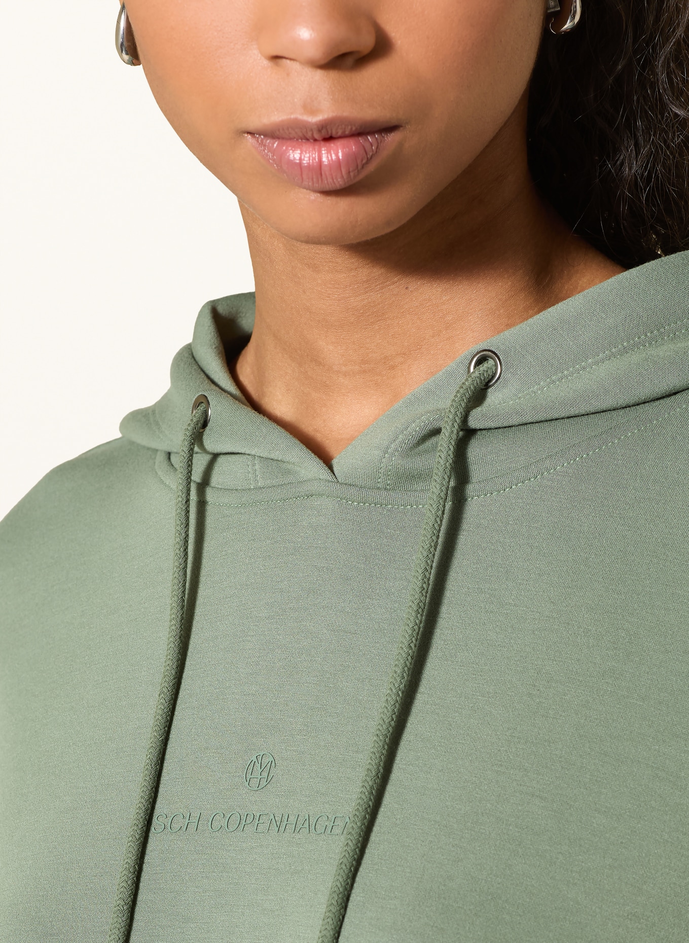 MSCH COPENHAGEN Hoodie MSCHIMA: GREEN