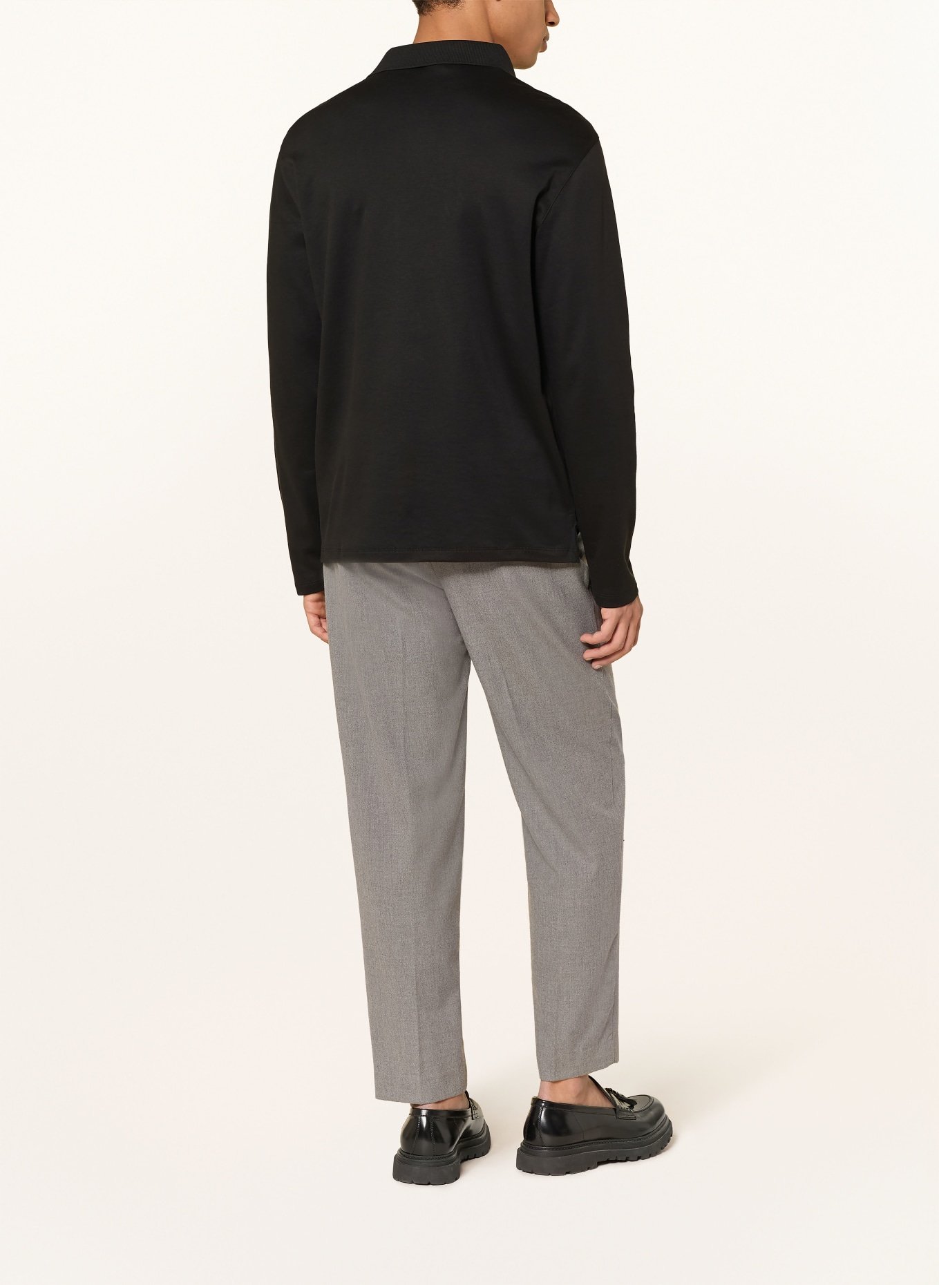 Calvin Klein Koszulka polo z dżerseju: CZARNY