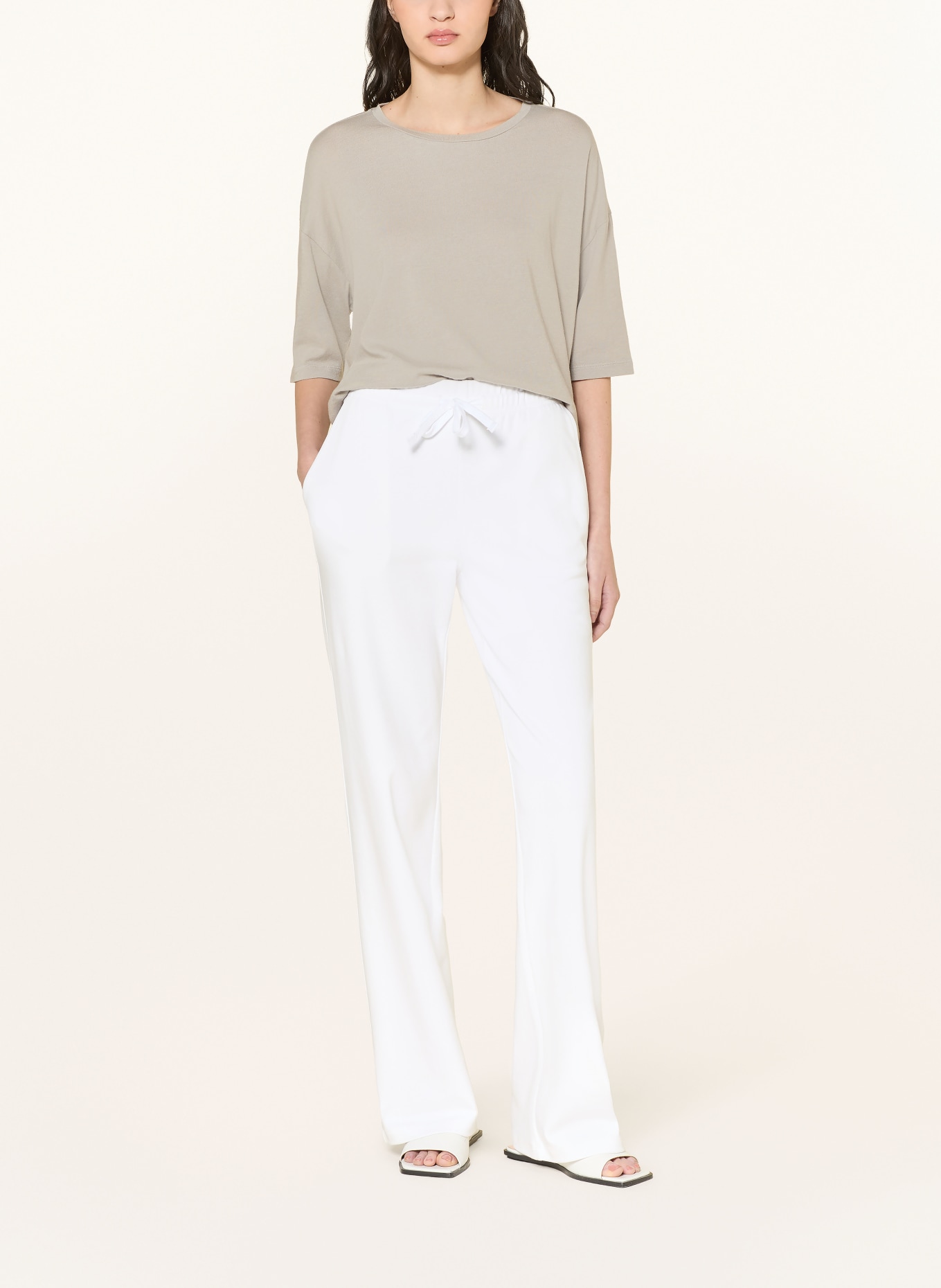 Juvia Tričko FLORINA s 3/4 rukávem: ČERNOŠEDÁ