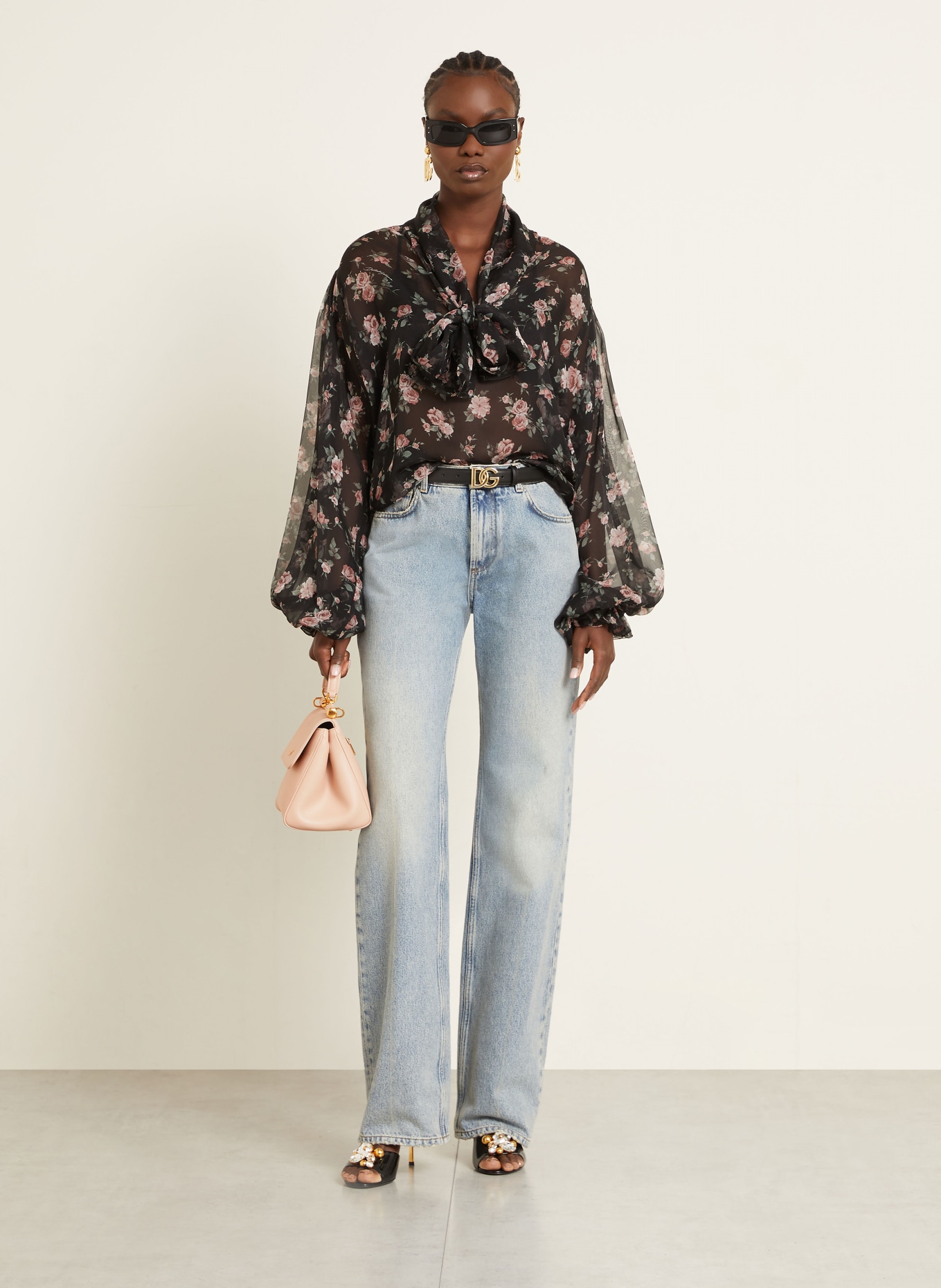 DOLCE & GABBANA Handtas MY SICILY PLONGÉ: ROSÉ