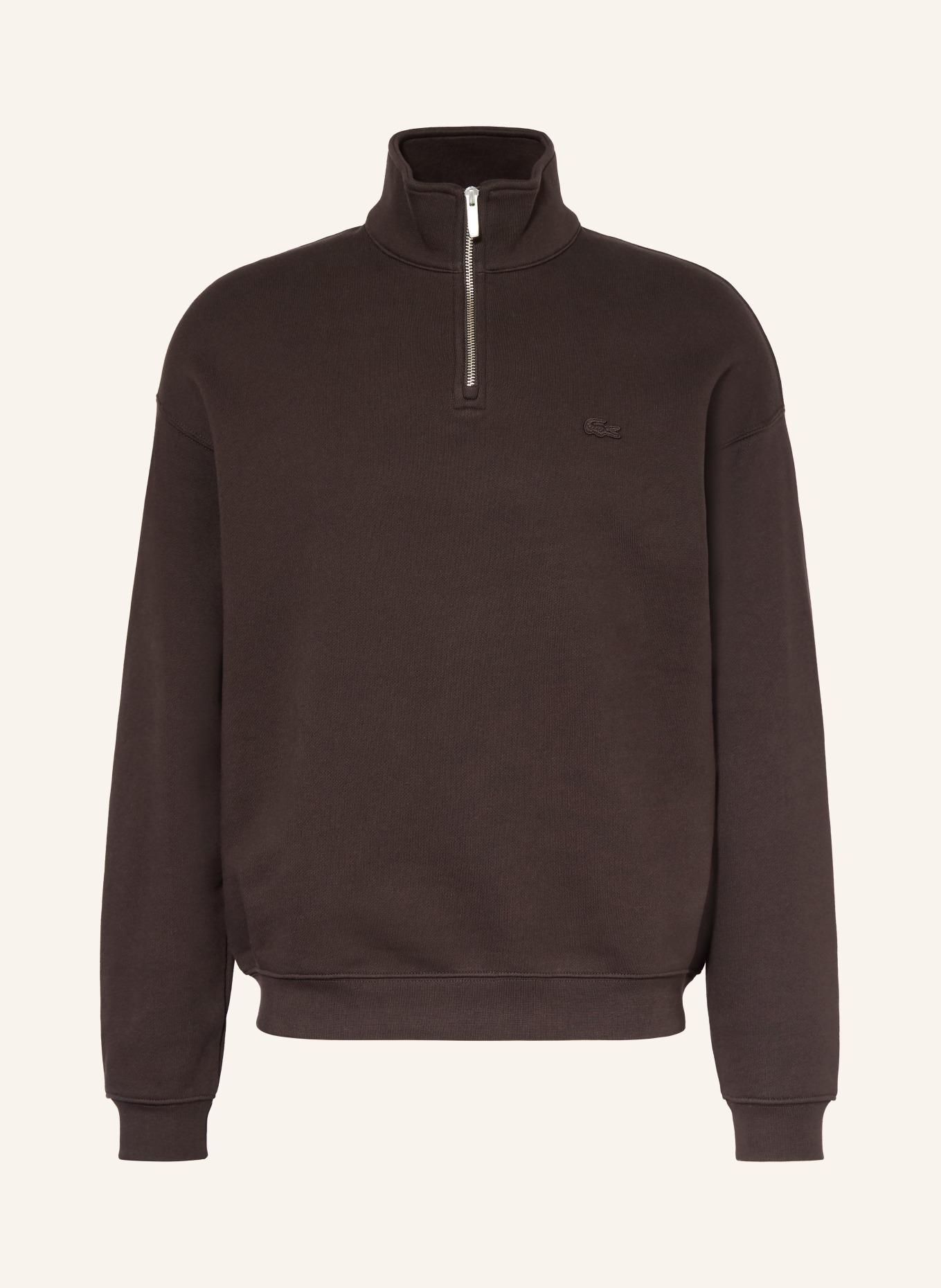 LACOSTE Sweat-Troyer: DUNKELBRAUN