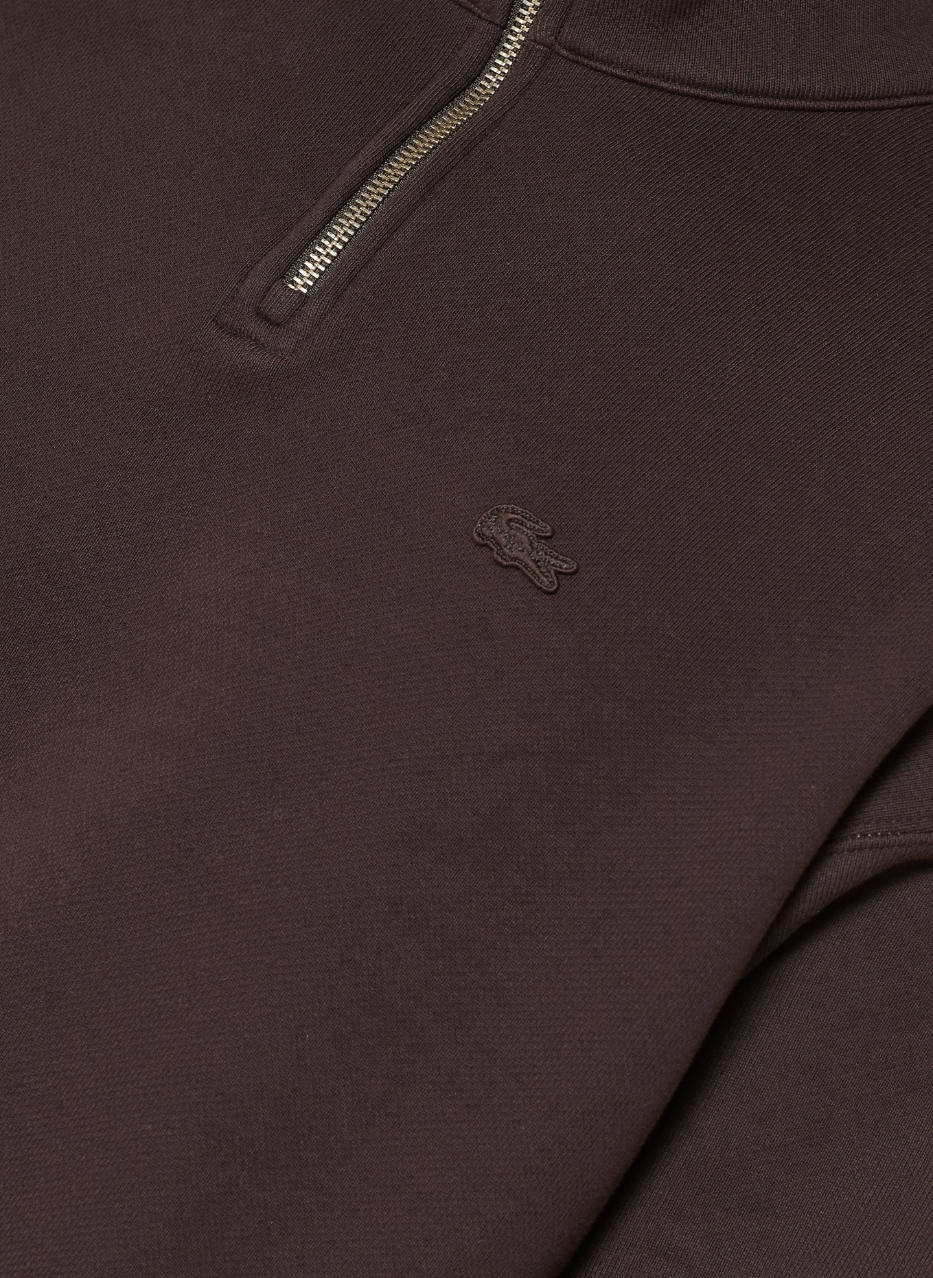 LACOSTE Sweat-Troyer: DUNKELBRAUN
