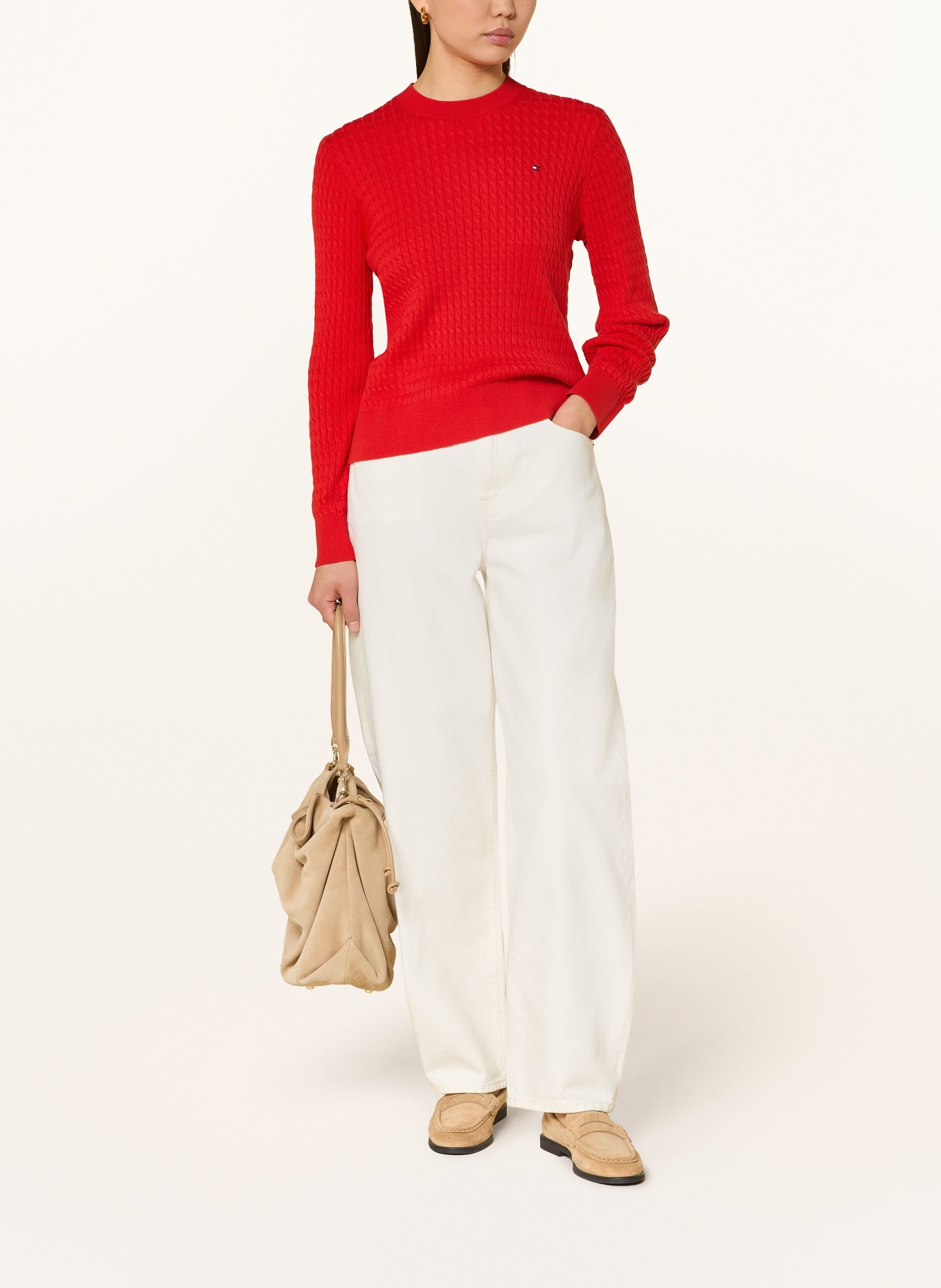 TOMMY HILFIGER Pullover: ROT