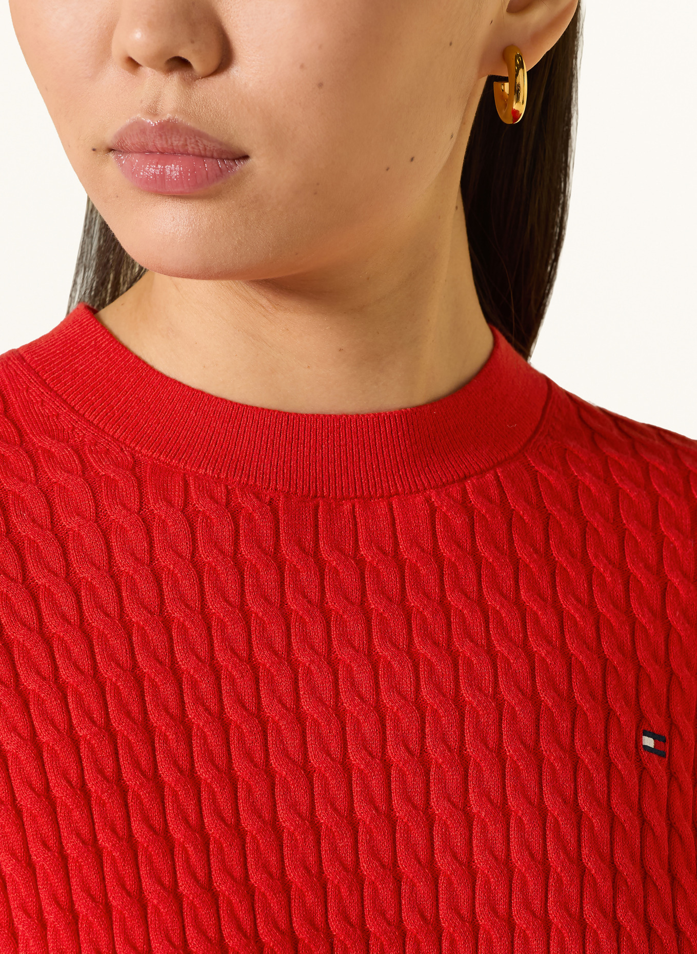 TOMMY HILFIGER Pullover: ROT