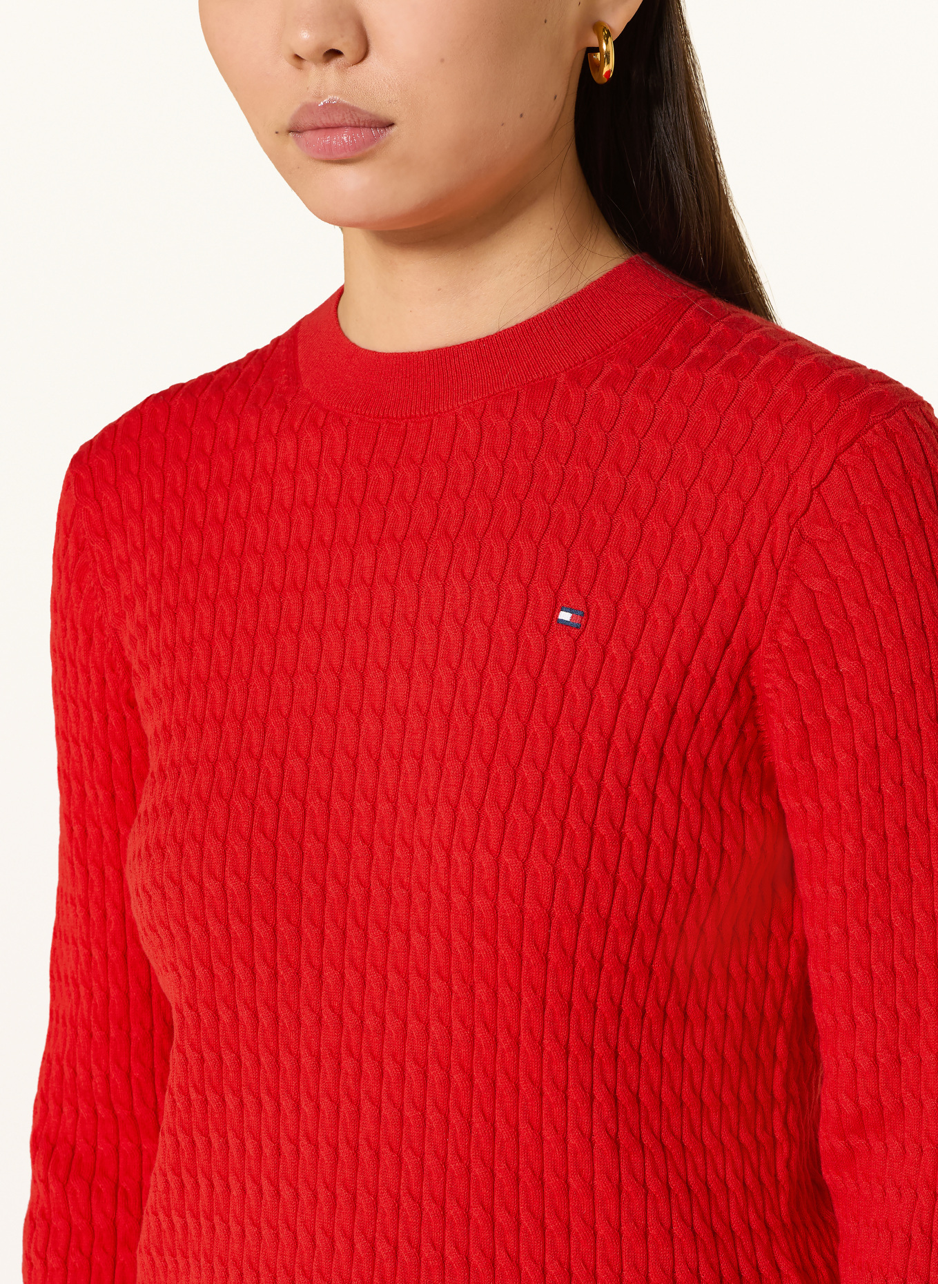 TOMMY HILFIGER Pullover: ROT