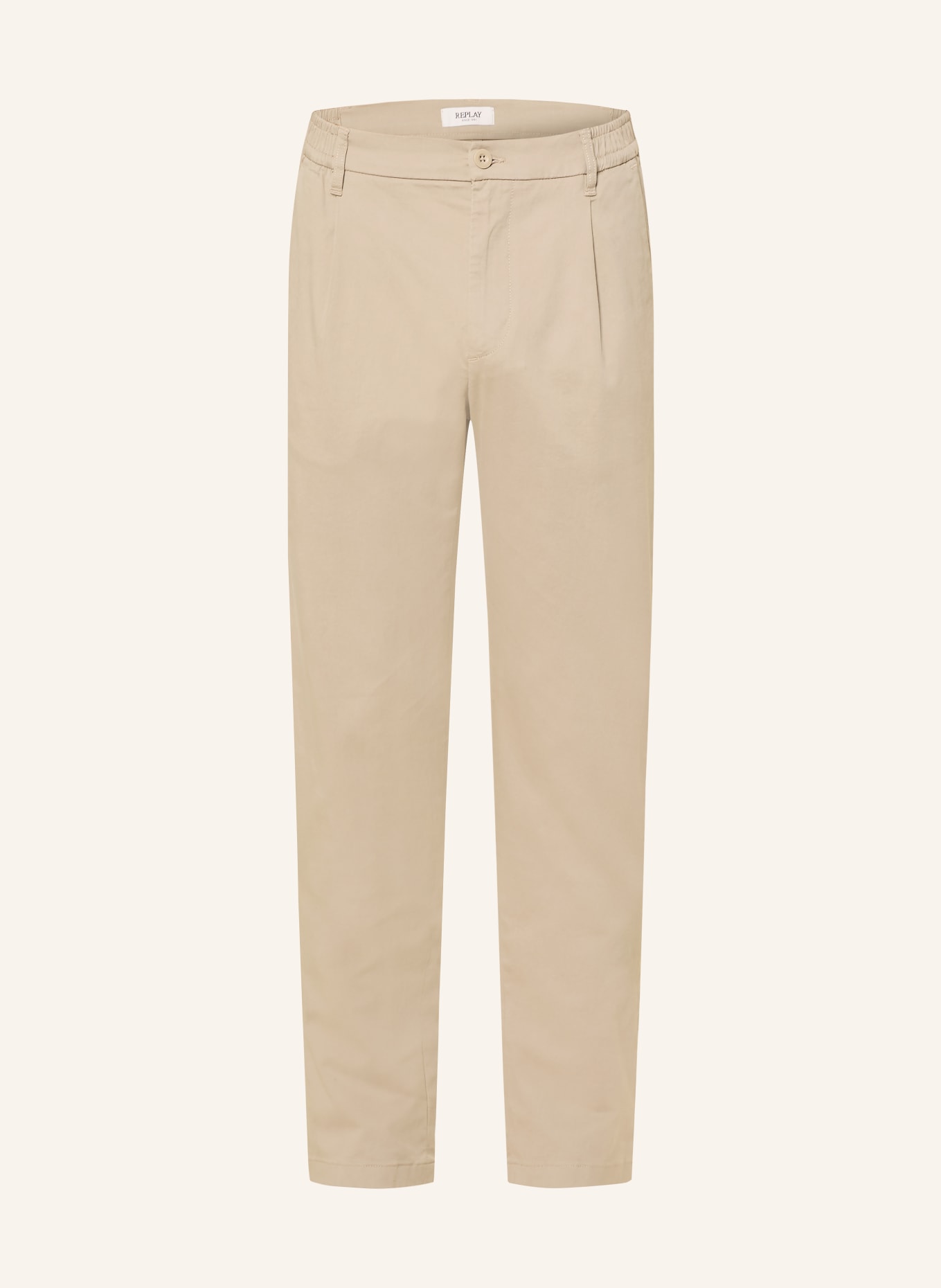 REPLAY Chino Regular Fit: BEIGE