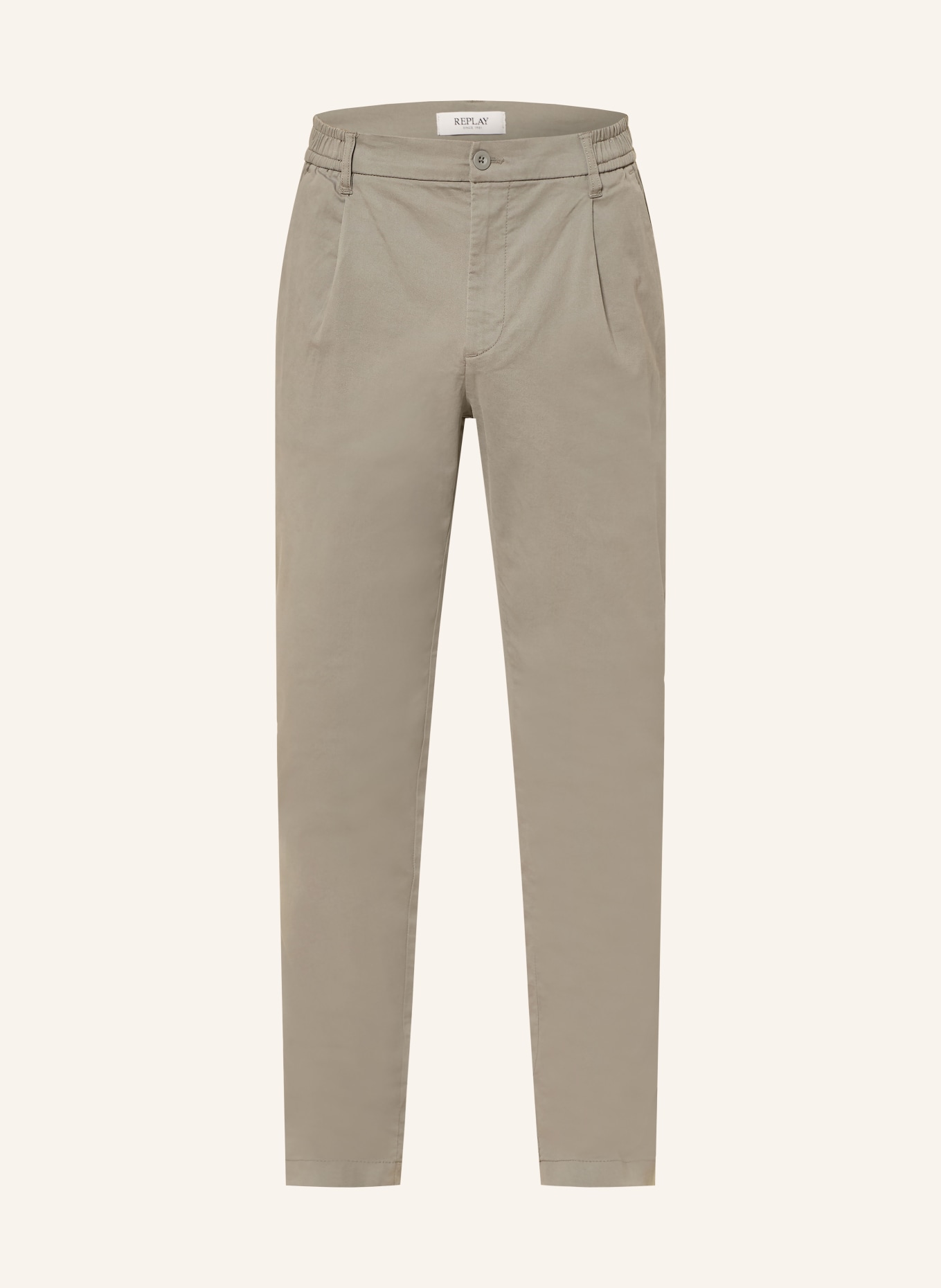 REPLAY Chino Regular Fit: GRAU