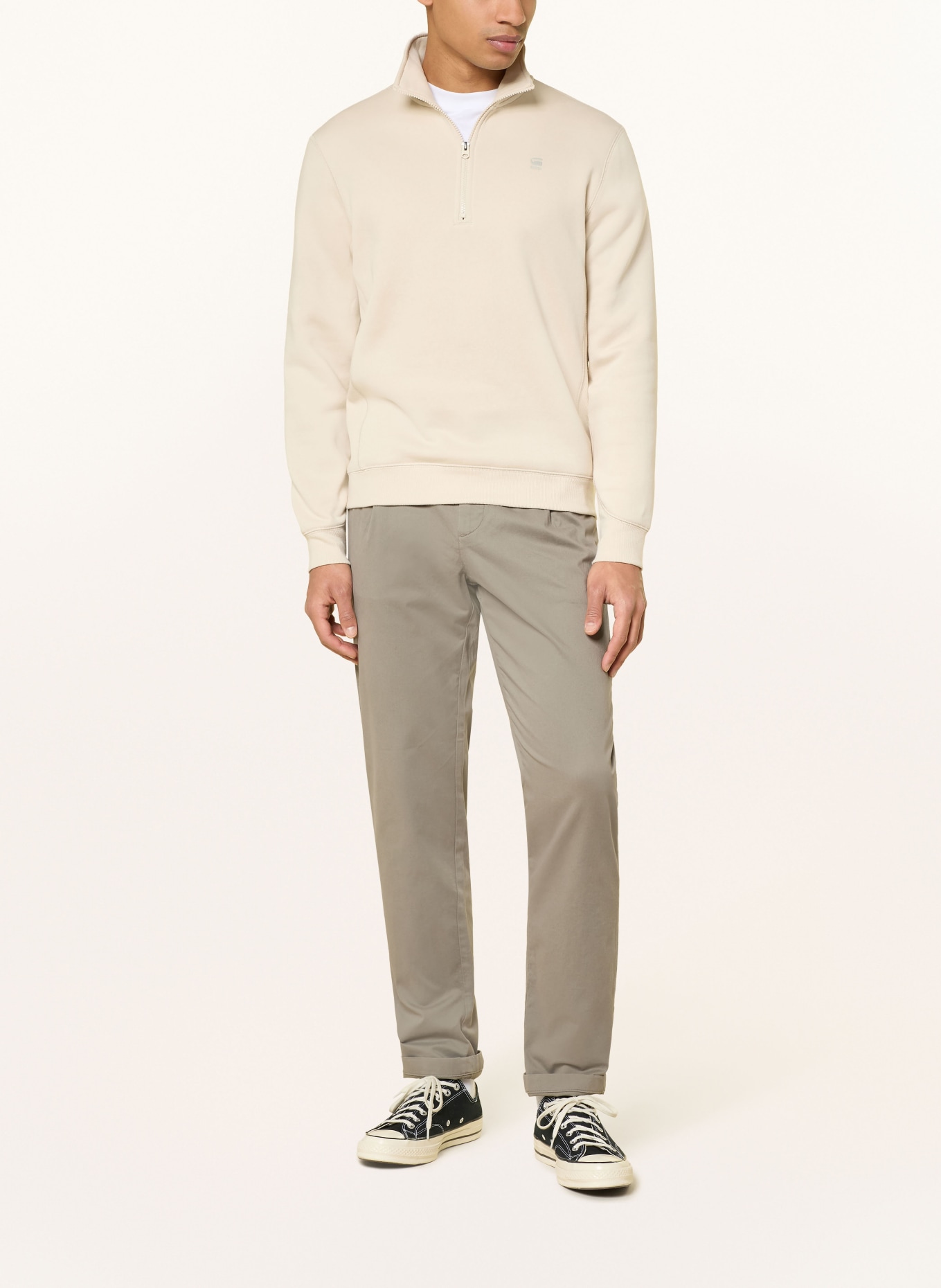 REPLAY Chino Regular Fit: GRAU
