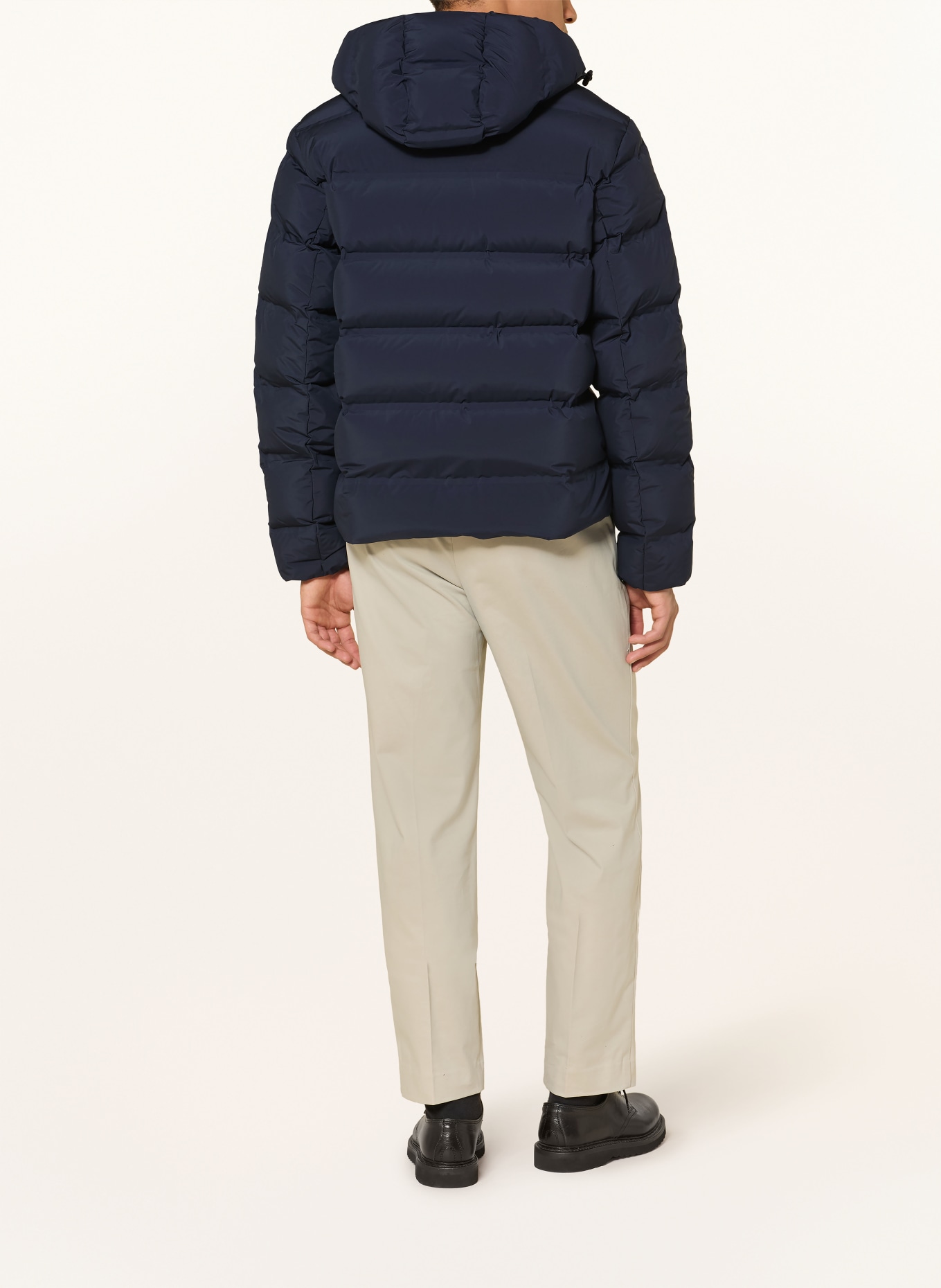 Calvin Klein Down jacket with detachable hood: DARK BLUE