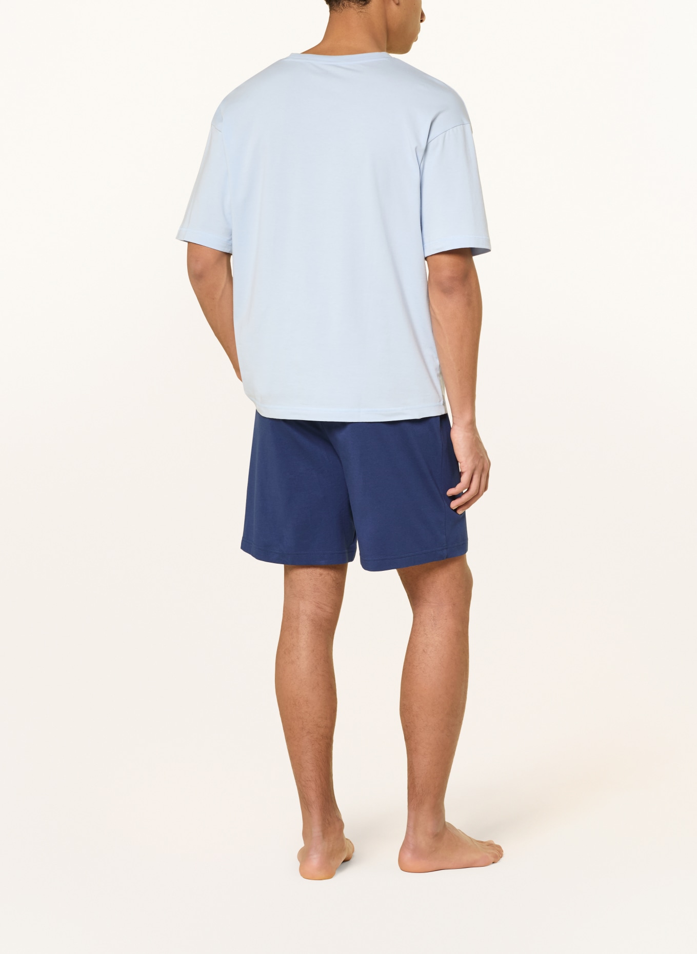 TOMMY HILFIGER Krótkie piżamy: JASNONIEBIESKI