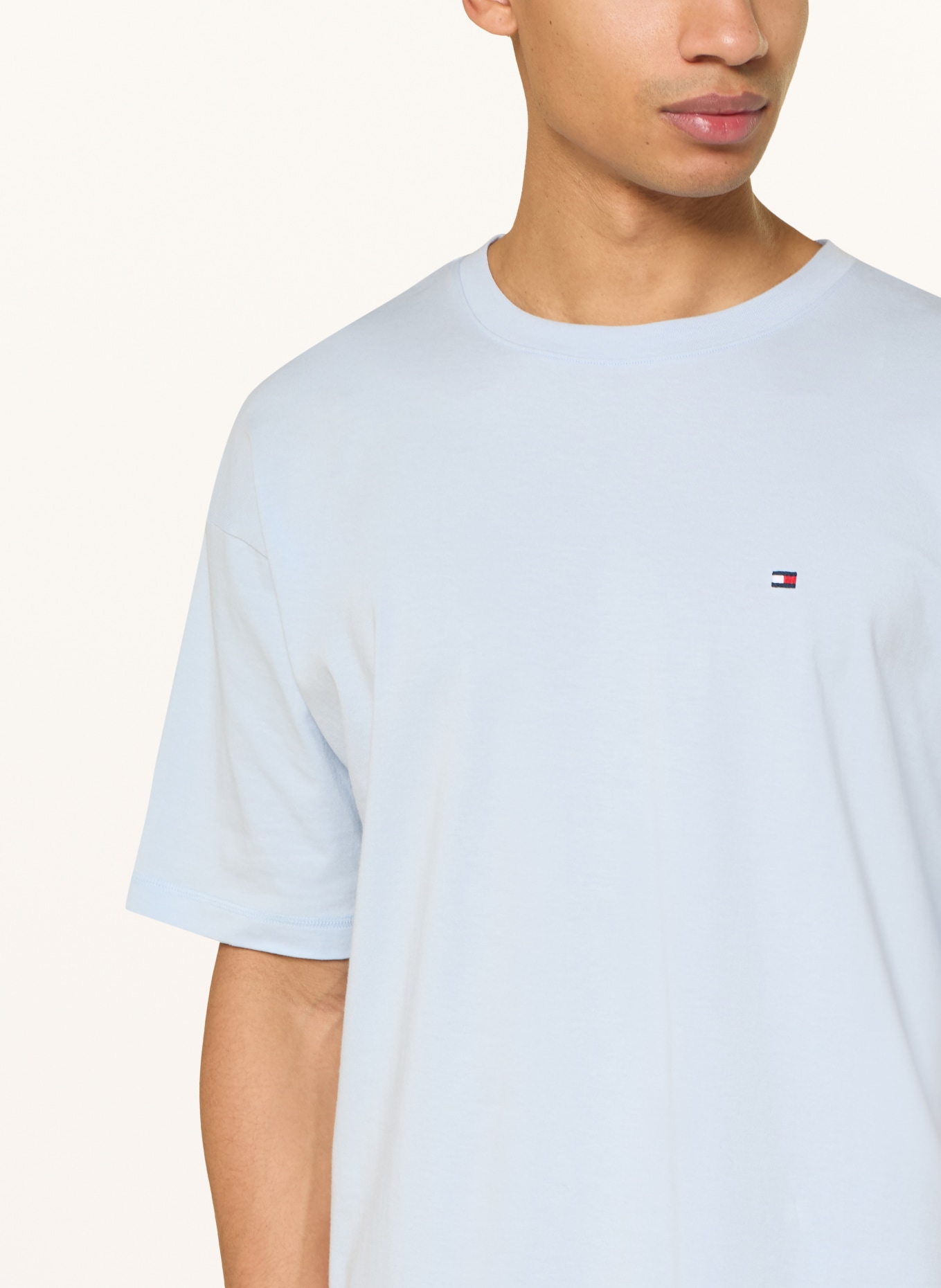 TOMMY HILFIGER Krótkie piżamy: JASNONIEBIESKI