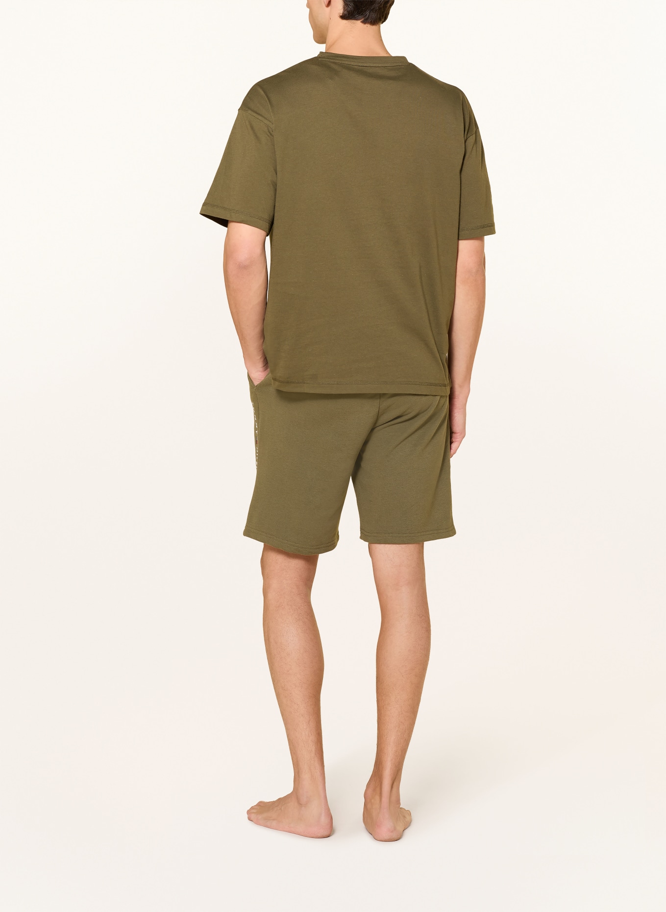 TOMMY HILFIGER sleep shirt: OLIVE