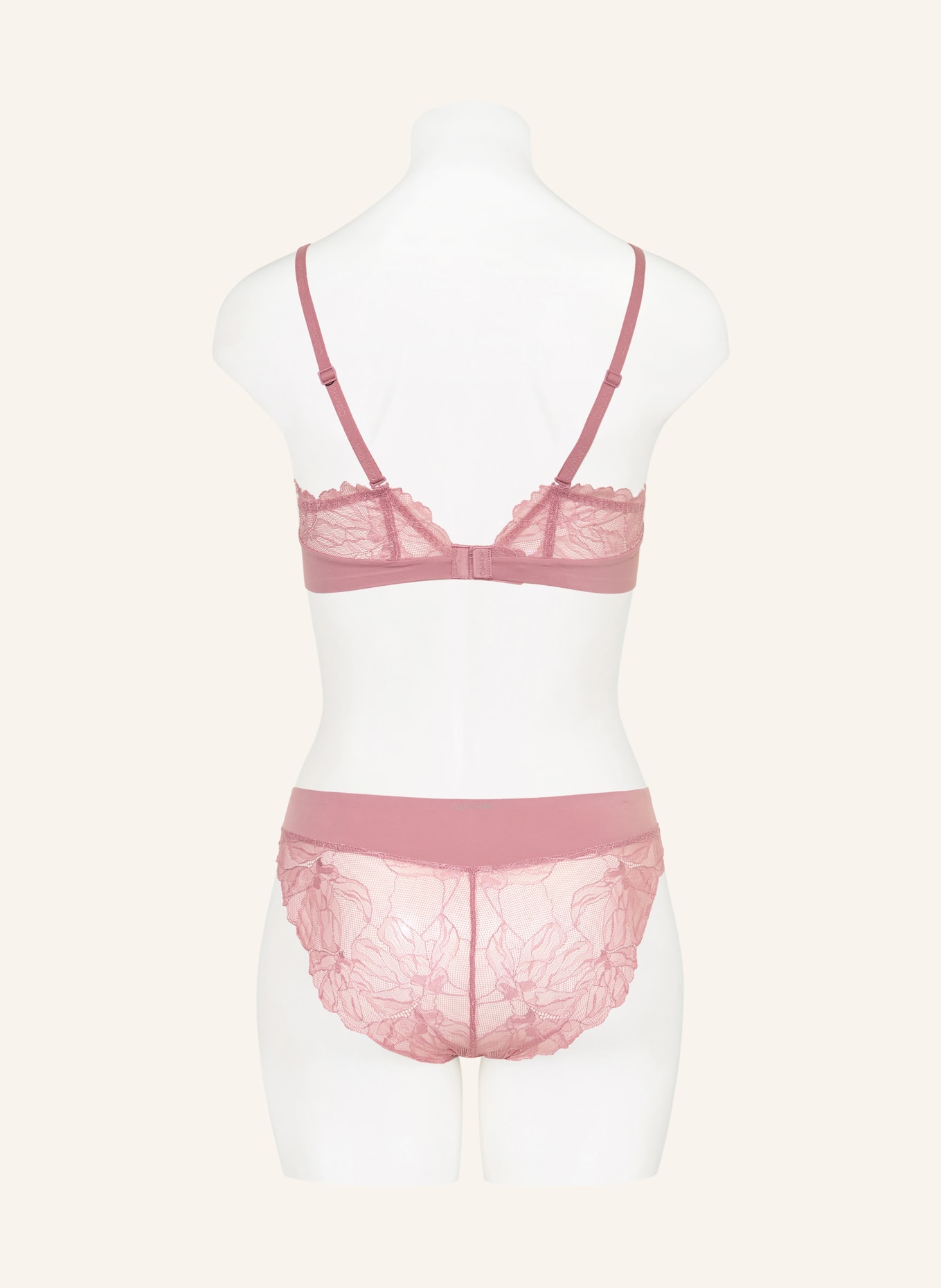 Calvin Klein Figi PERFECTLY FIT LACE: BRUDNY RÓŻ