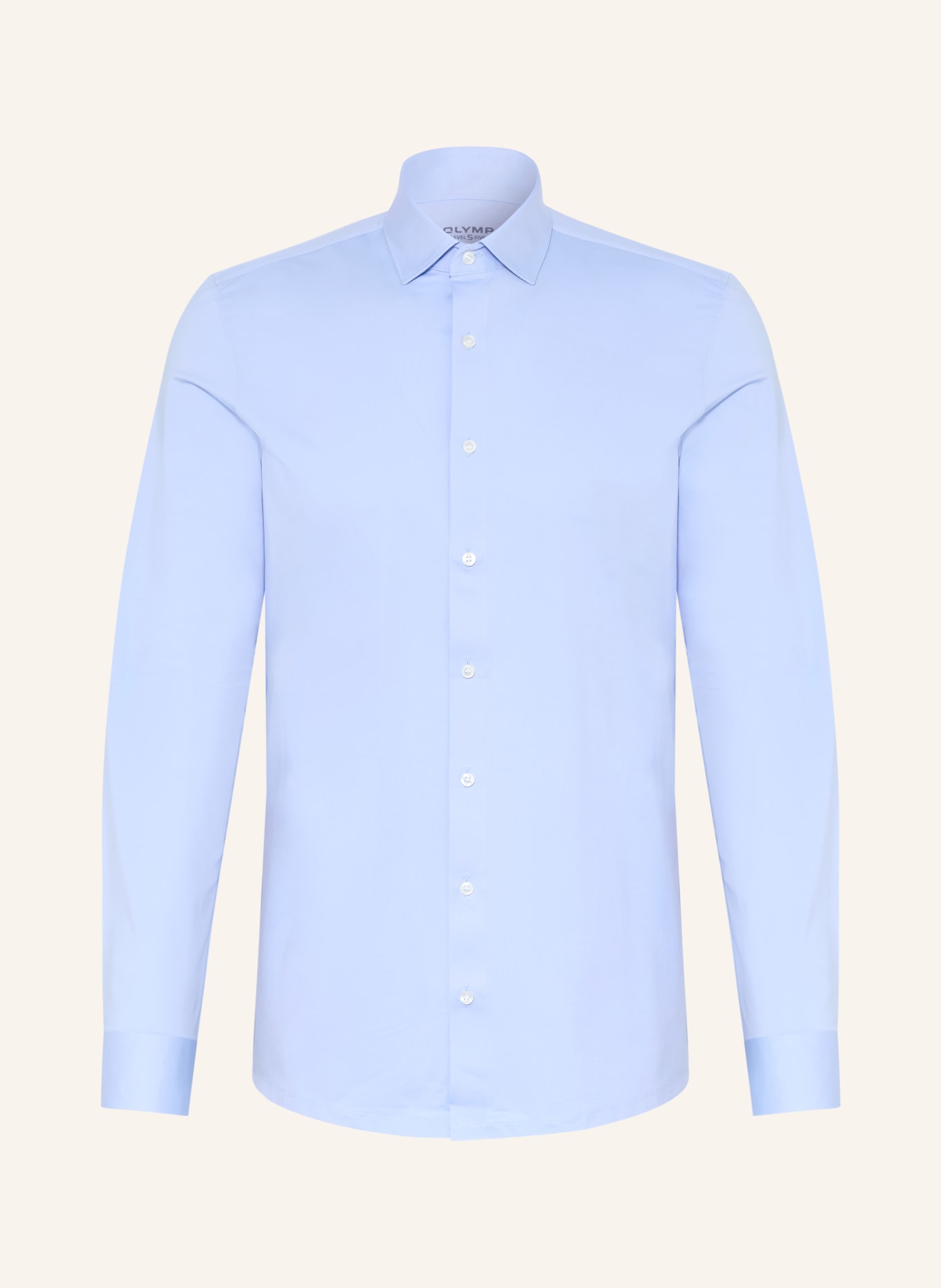 OLYMP Chemise Level Five coupe ajustée: BLEU CLAIR