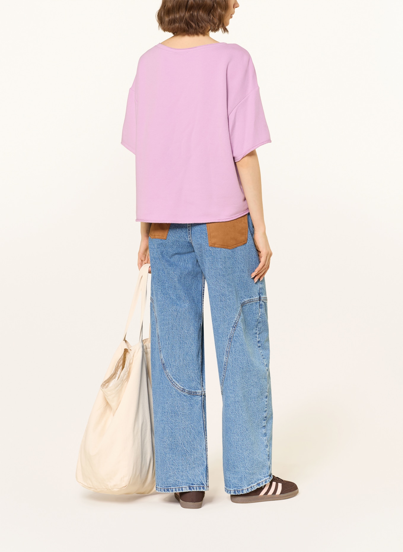 American Vintage Tričko ATUBAY: FIALOVÁ