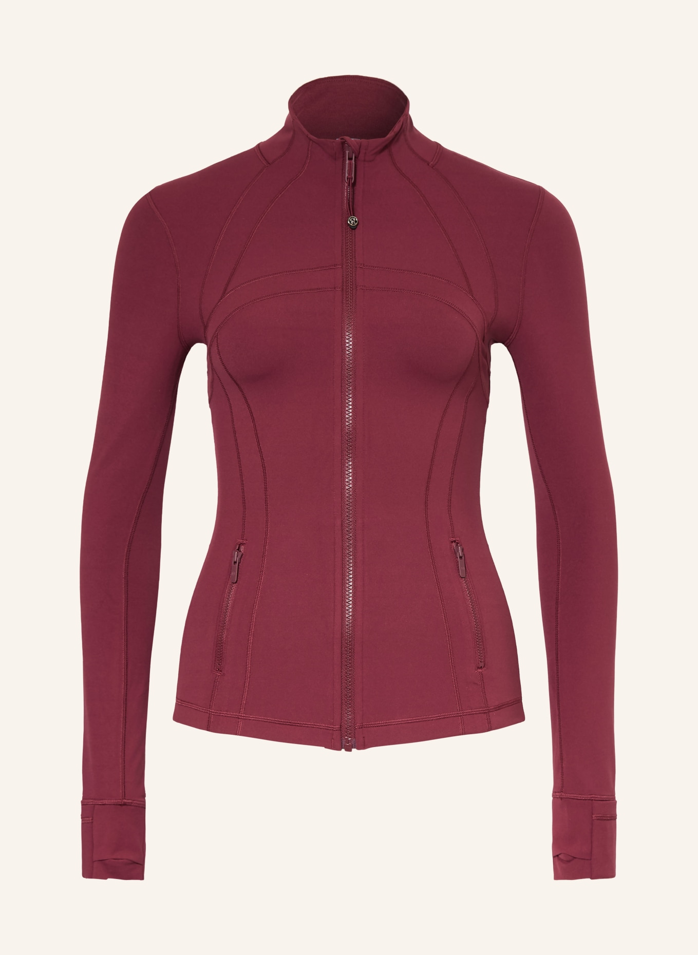 lululemon Veste d'entraînement DEFINE: ROUGE FONCÉ