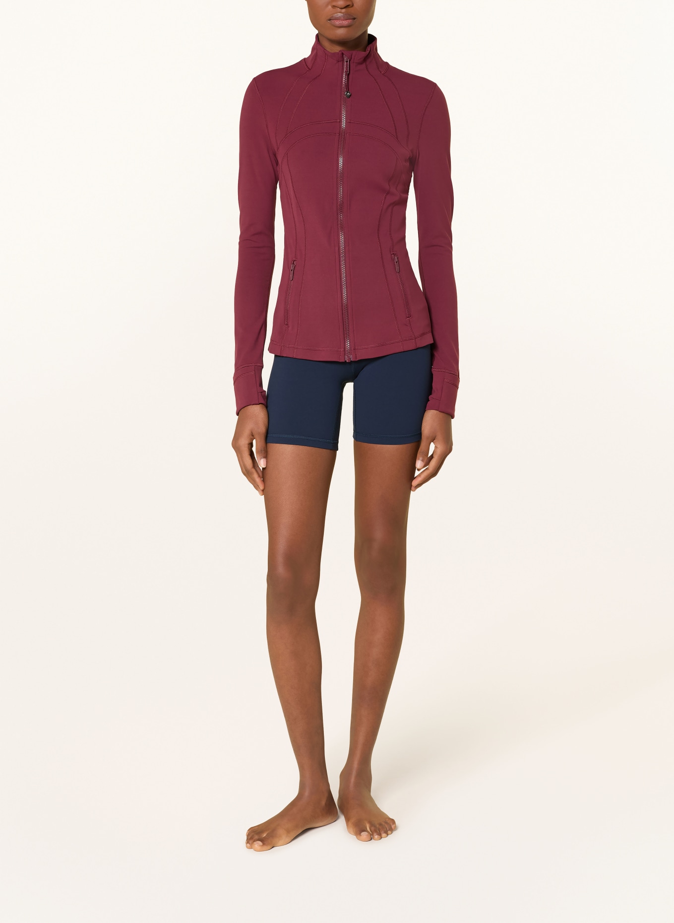 lululemon Veste d'entraînement DEFINE: ROUGE FONCÉ