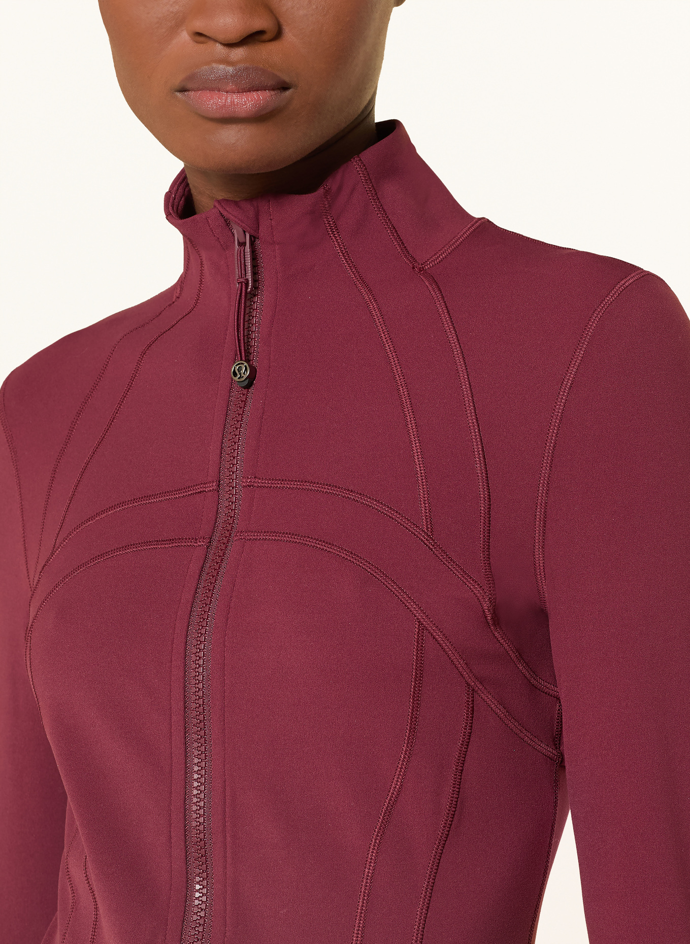 lululemon Veste d'entraînement DEFINE: ROUGE FONCÉ