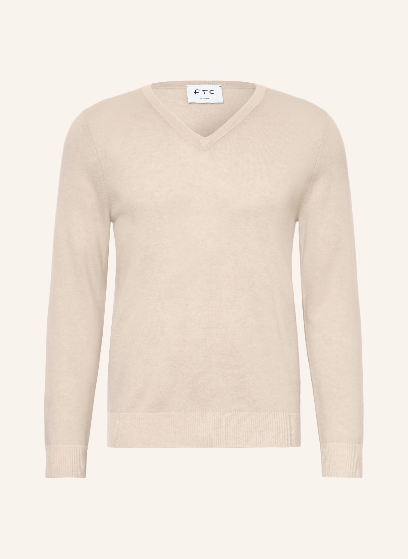 FTC CASHMERE Pull en cachemire: BEIGE