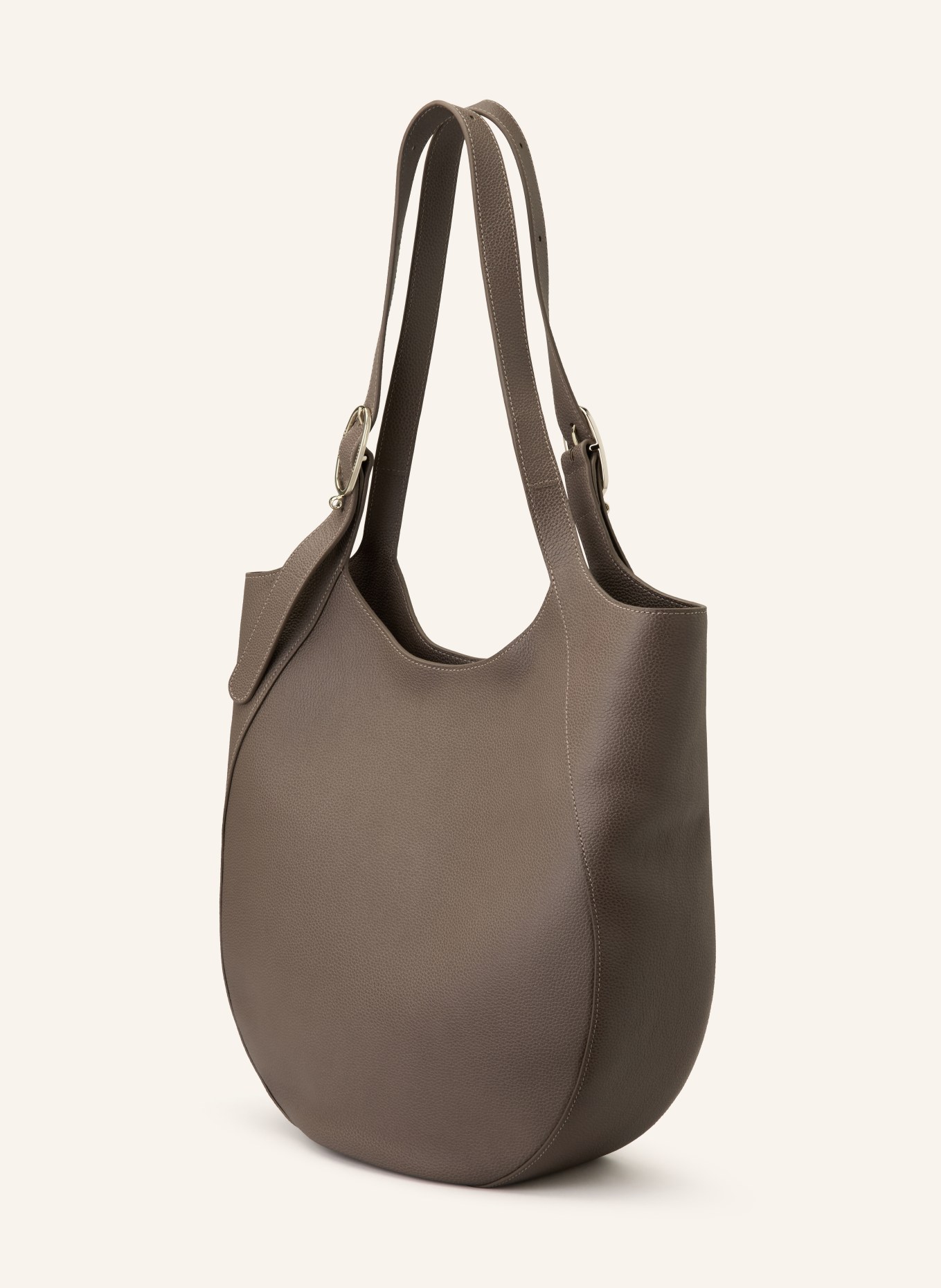 LONGCHAMP Beuteltasche LE FOULONNÉ XL: TAUPE / GOLD