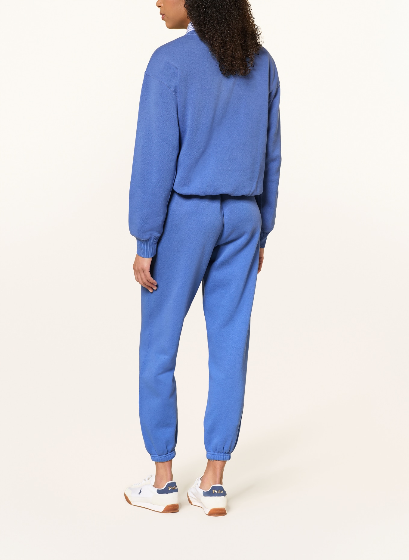 POLO RALPH LAUREN Sweatpants: BLUE / WHITE