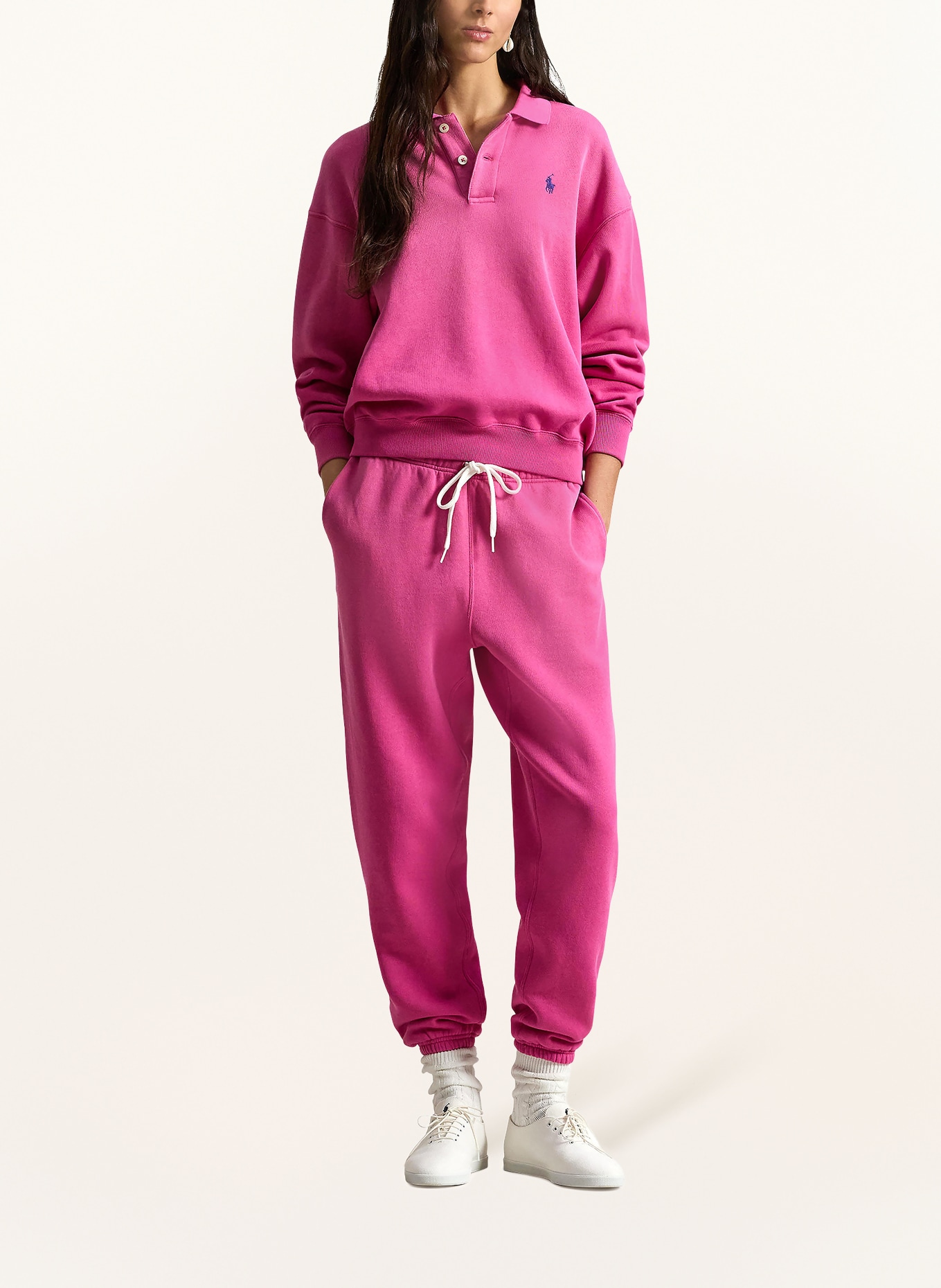 POLO RALPH LAUREN Sweatpants: NEON PINK