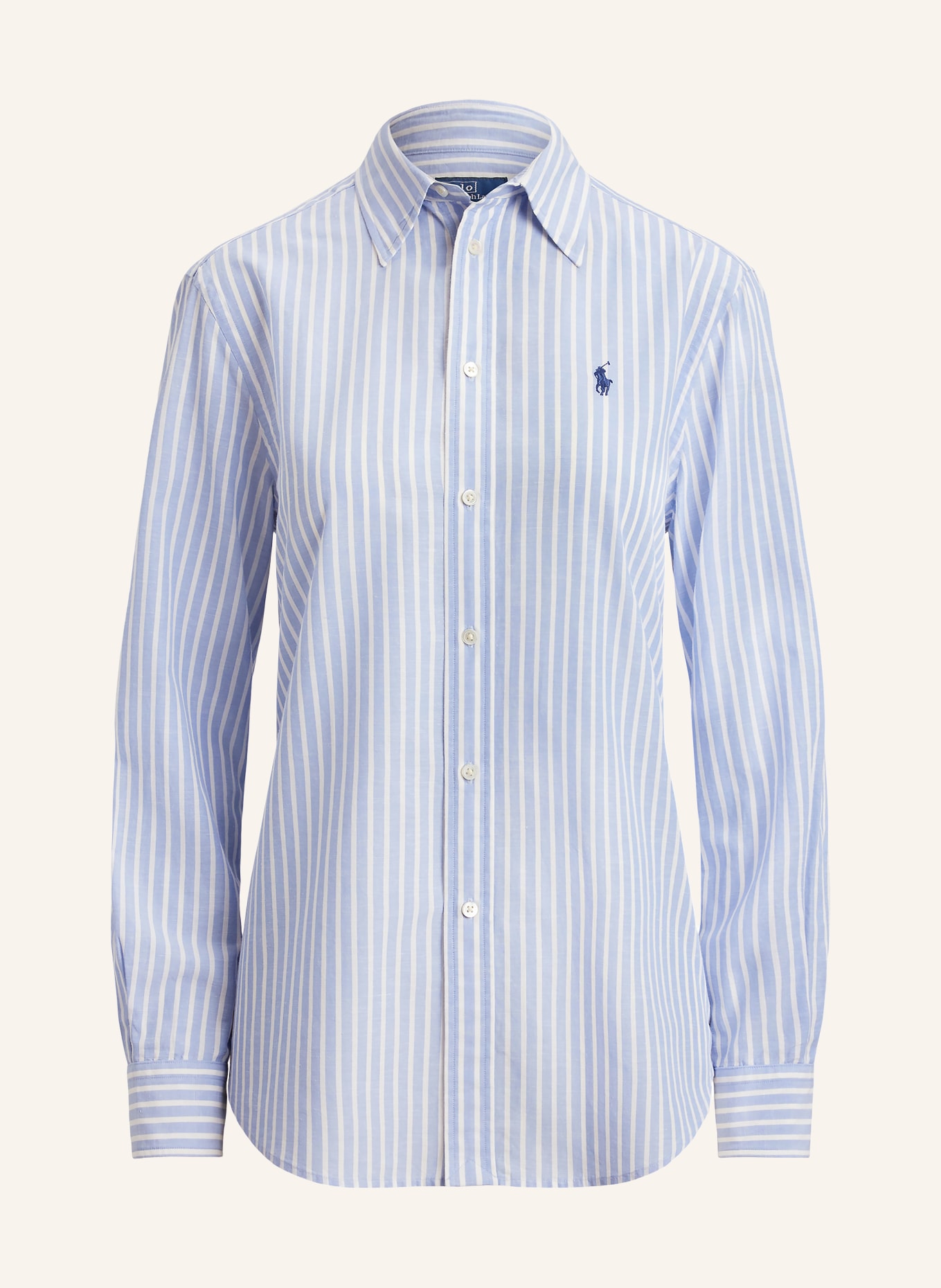 POLO RALPH LAUREN Hemdbluse: HELLBLAU / WEISS