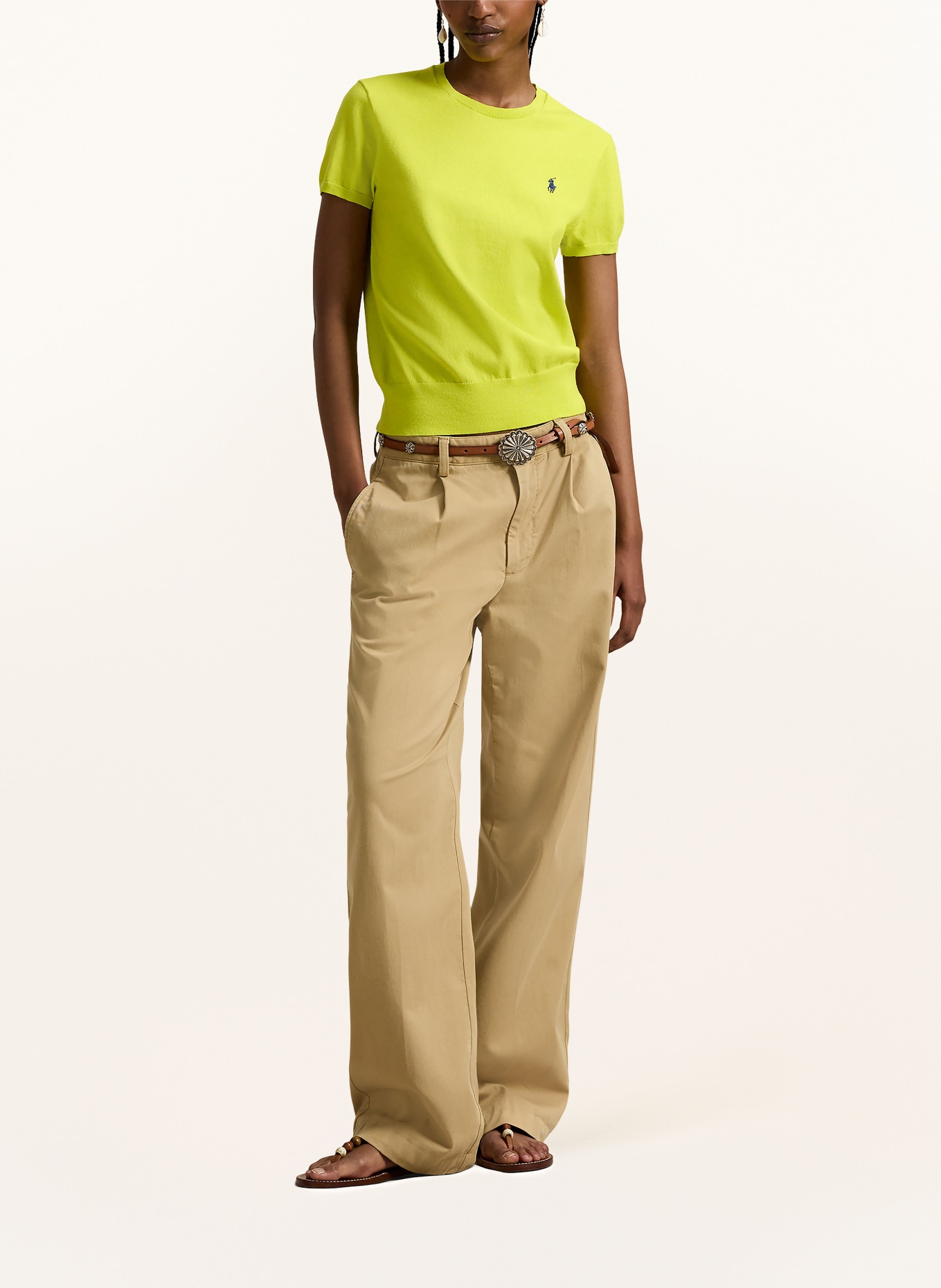 POLO RALPH LAUREN Strickshirt: NEONGRÜN