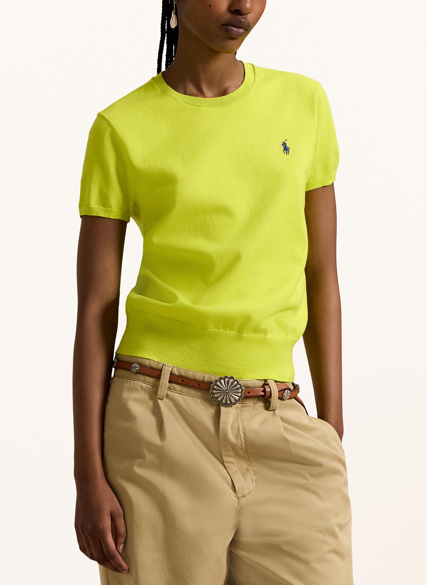POLO RALPH LAUREN Strickshirt: NEONGRÜN