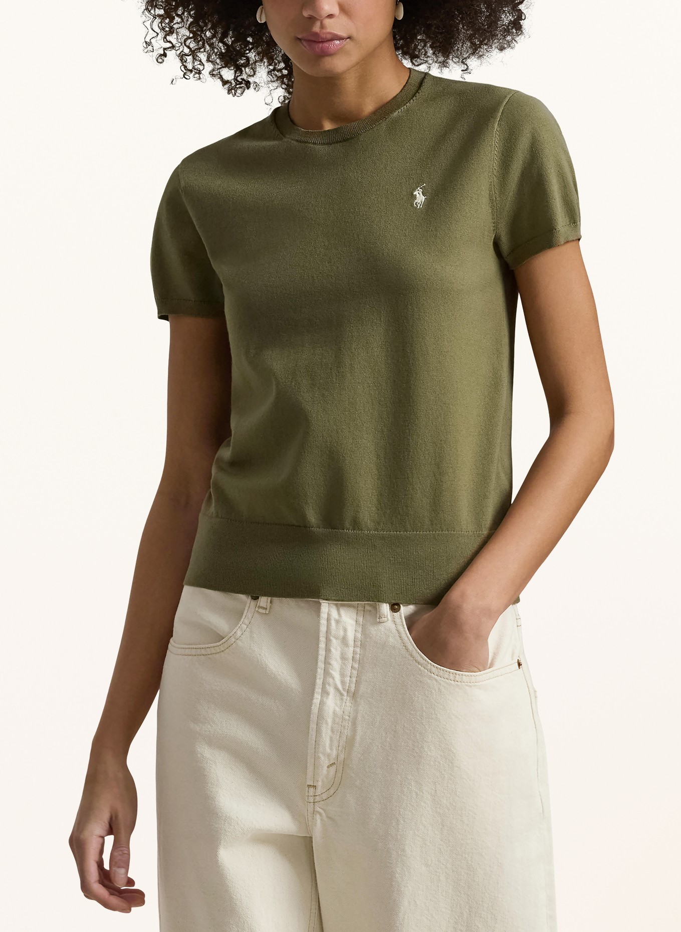 POLO RALPH LAUREN Strickshirt: KHAKI